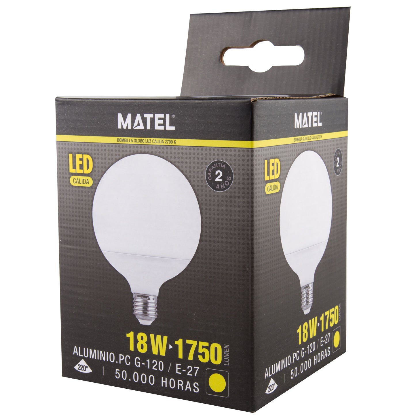 LAMPADA LED 12W 15W 18W G80 G95 G120 E27 GLOBO 230V AC