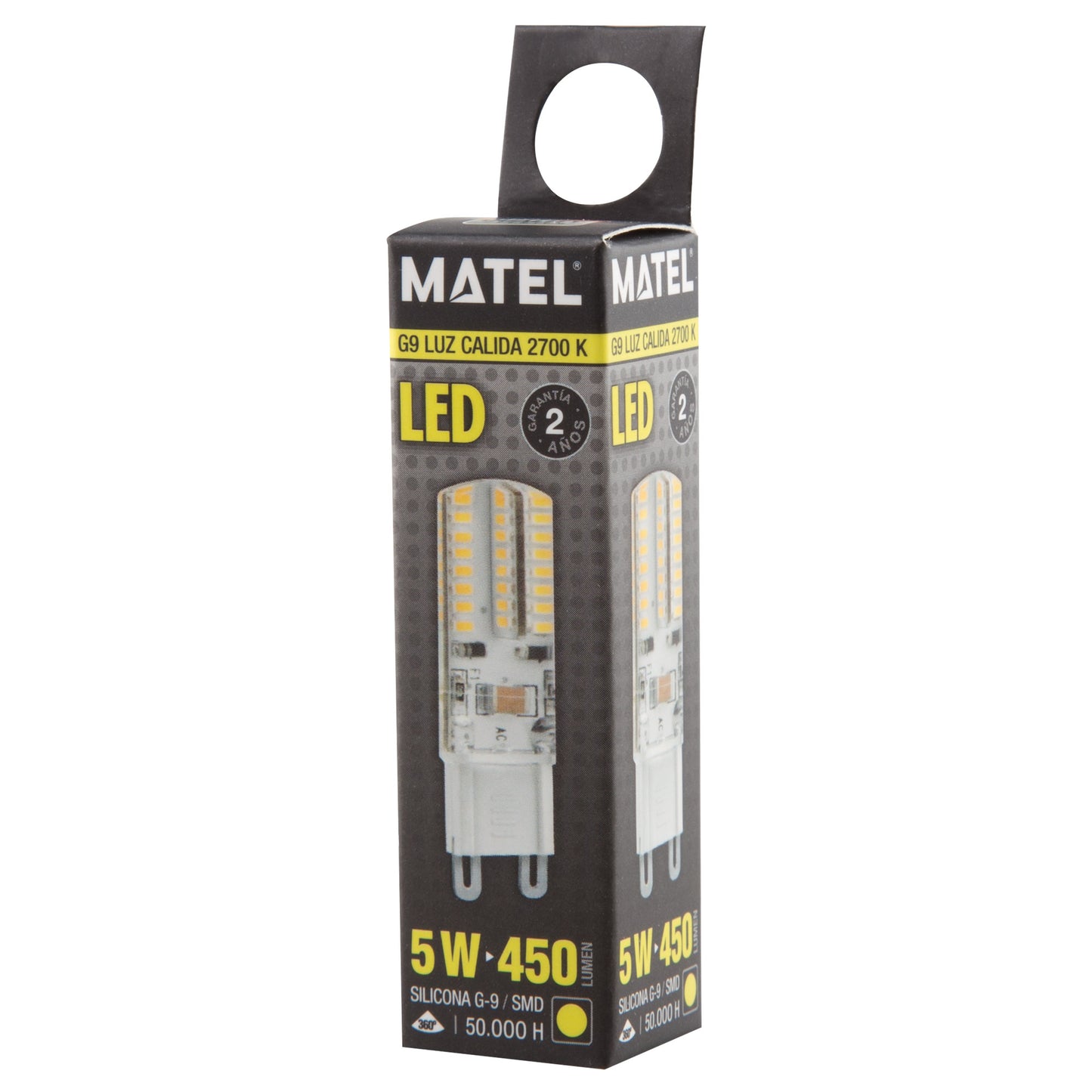 LAMPADA LED G9 2W 3W 4W 5W 230V AC