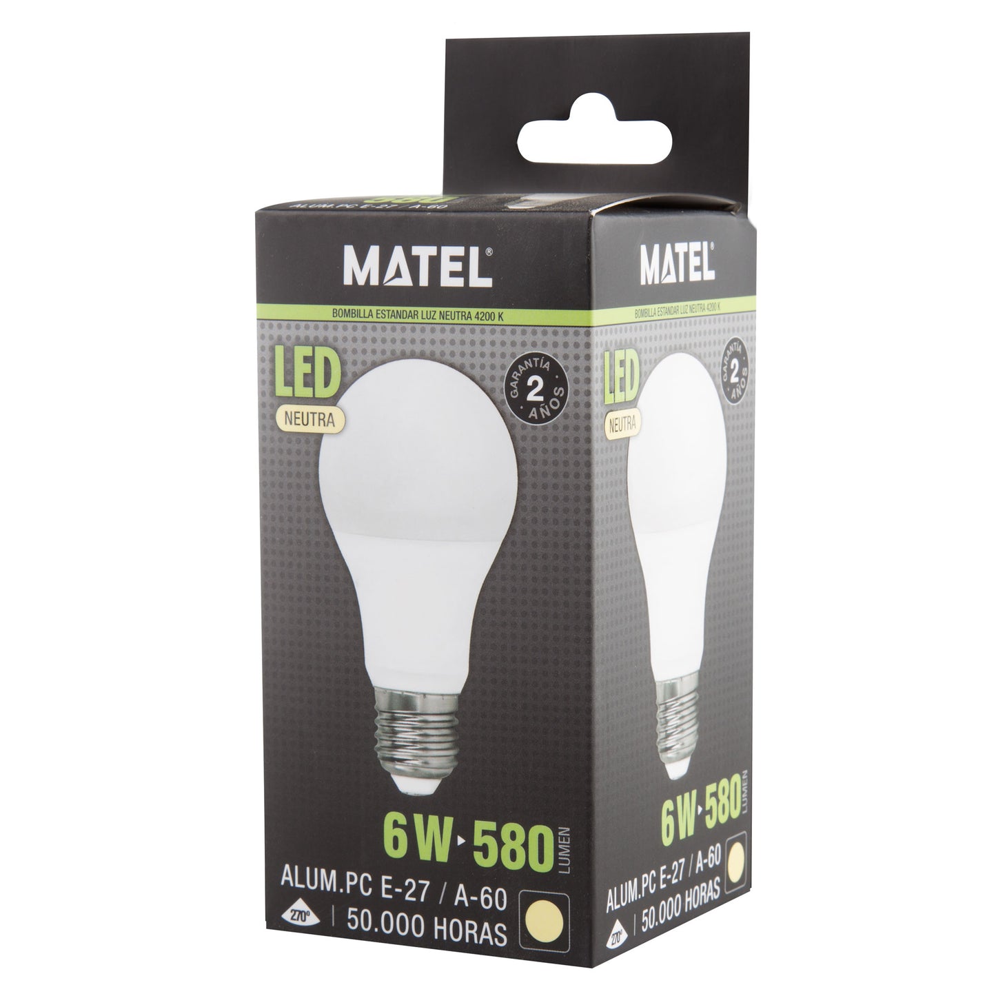 E27 LAMPADA LED NORMAL 270º A60 A120 4W-30W ATE 100LM/W 230V AC