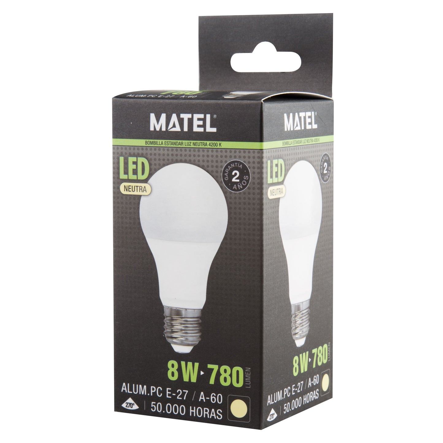 E27 LAMPADA LED NORMAL 270º A60 A120 4W-30W ATE 100LM/W 230V AC