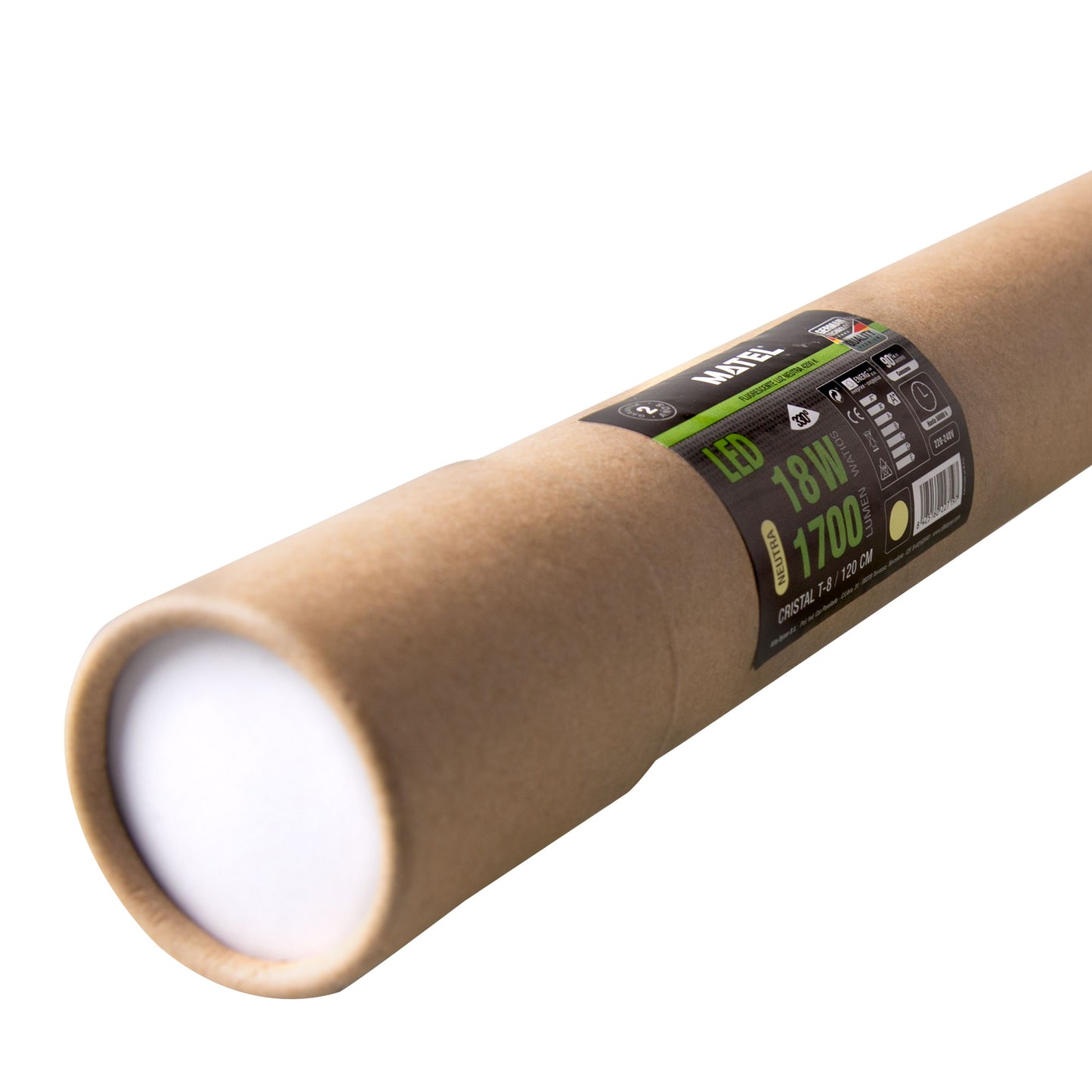 LAMPE TUBE CRISTAL LED T8 330º 0.6M 0.9M 1.2M 1.5M AVEC STARTER LED 230V AC