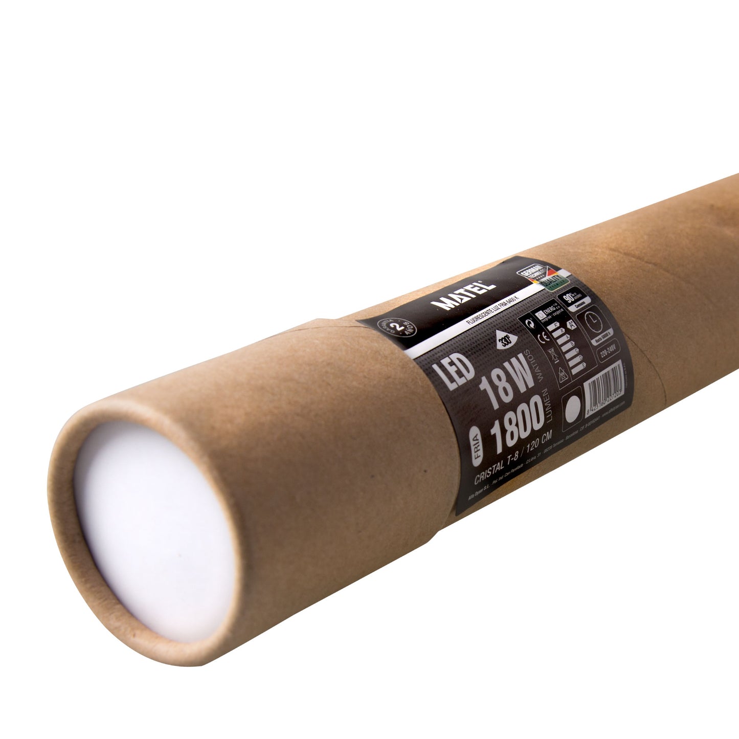 LAMPE TUBE CRISTAL LED T8 330º 0.6M 0.9M 1.2M 1.5M AVEC STARTER LED 230V AC