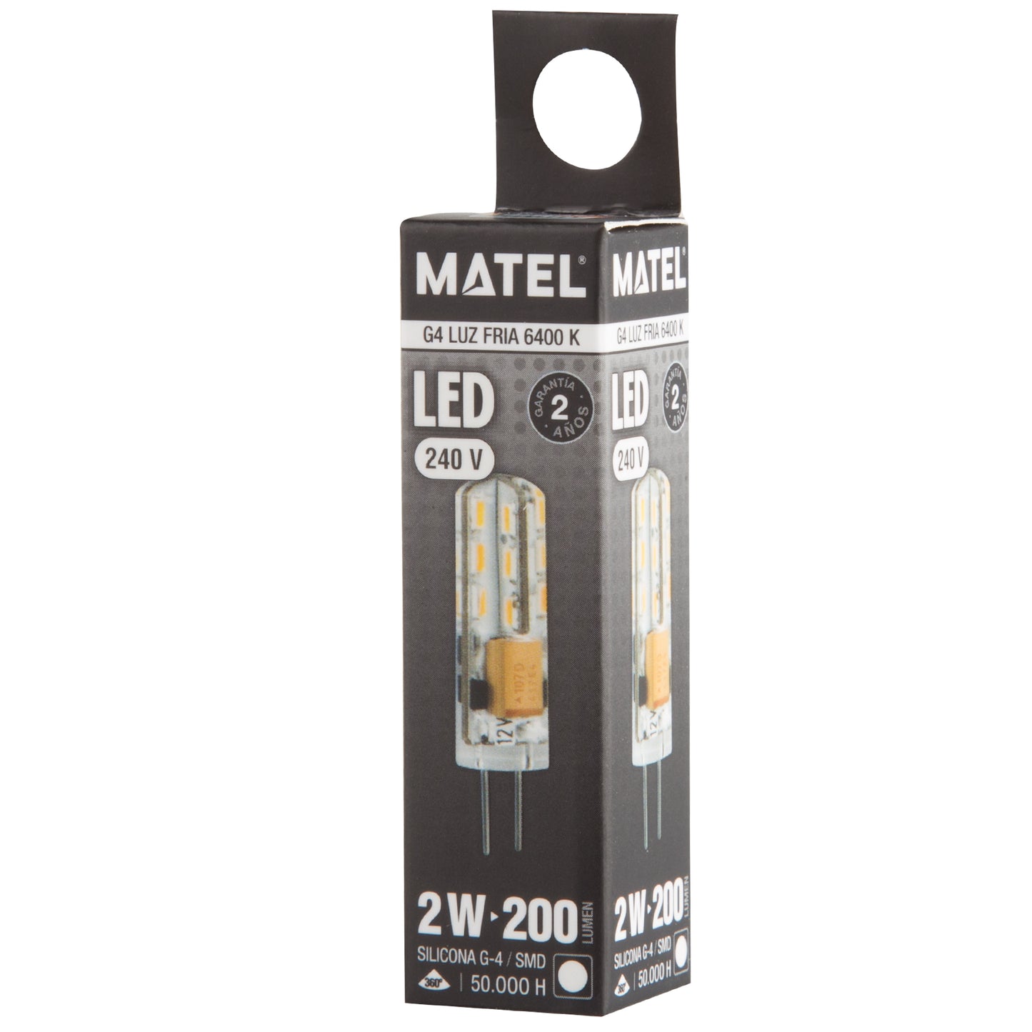LAMP LED G4 2W SILICONE 230V AC