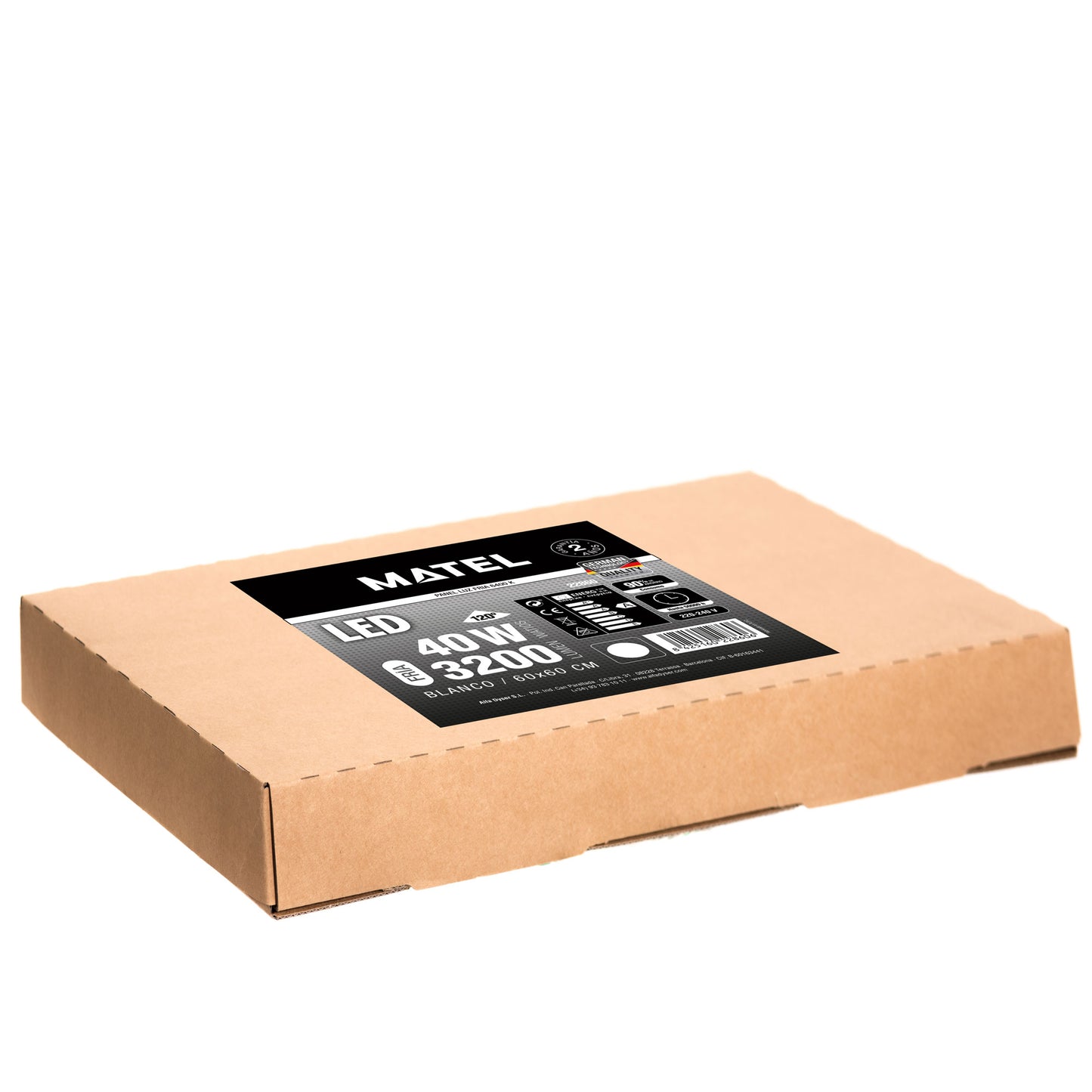 PHILIPS ALUMINUM LED PANEL 60x60CM 1CM HEIGHT 230V AC