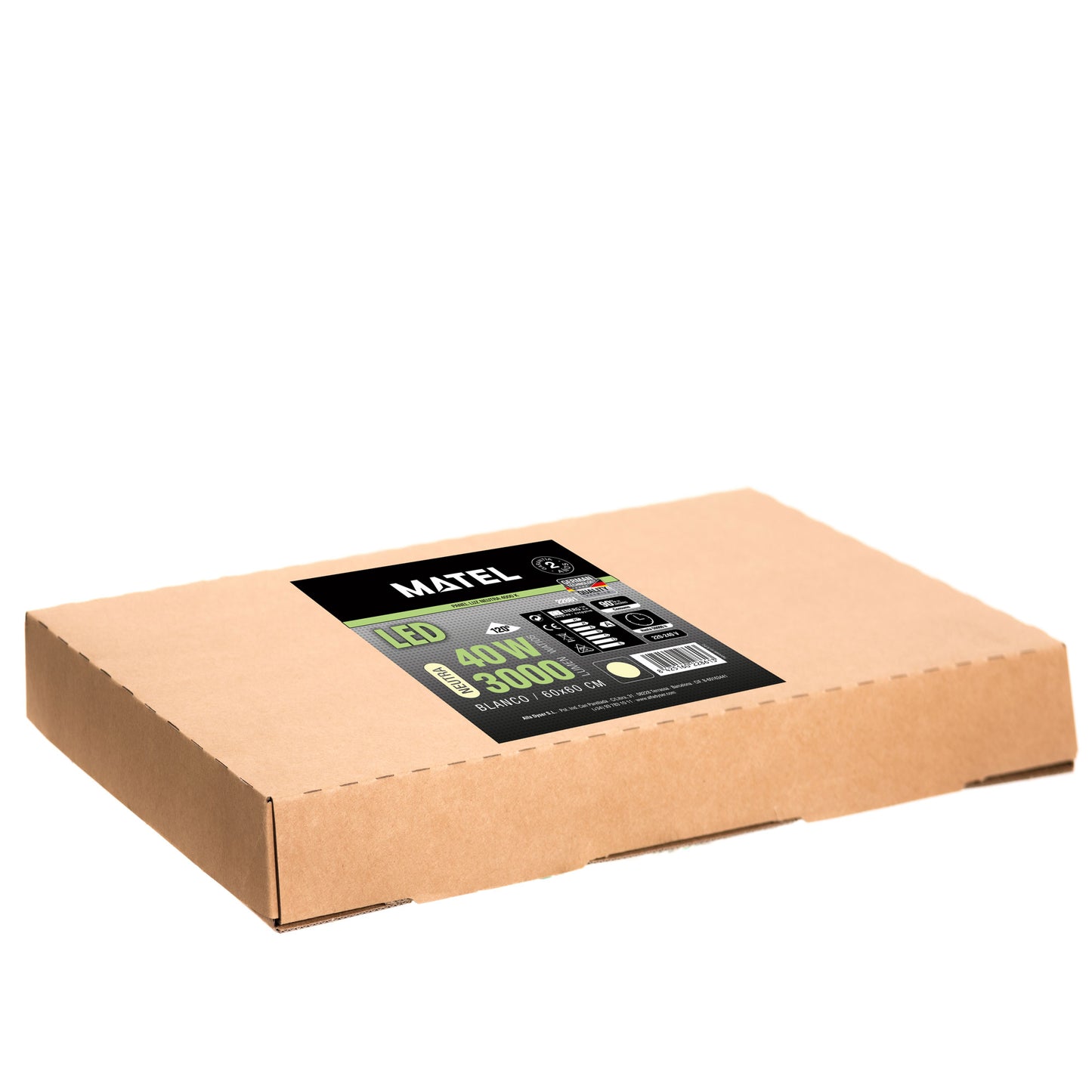 PHILIPS ALUMINUM LED PANEL 60x60CM 1CM HEIGHT 230V AC