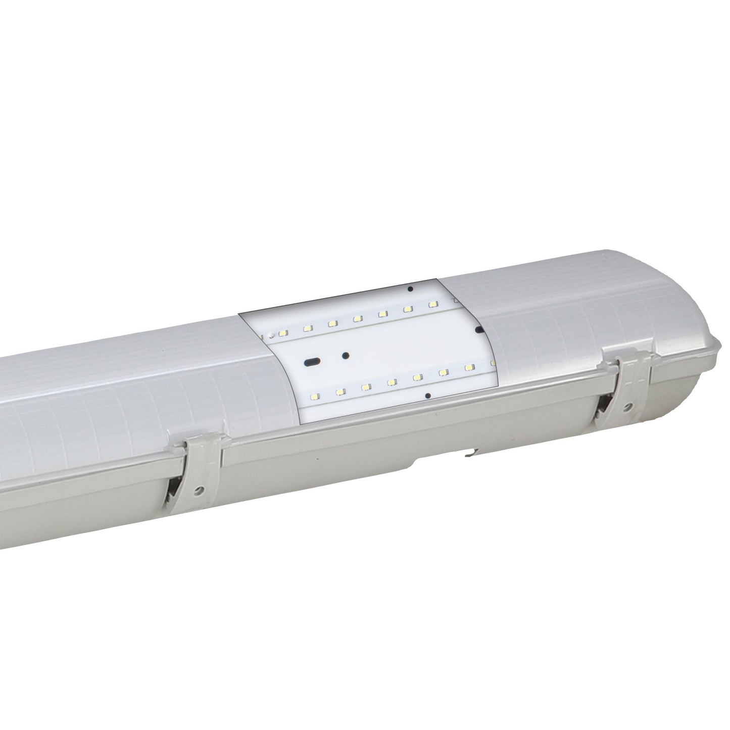 ARMURE LED INTÉGRÉE IP65 18W 20W 36W 40W 48W 50W 120º AVEC OU SANS CAPTEUR 230V AC
