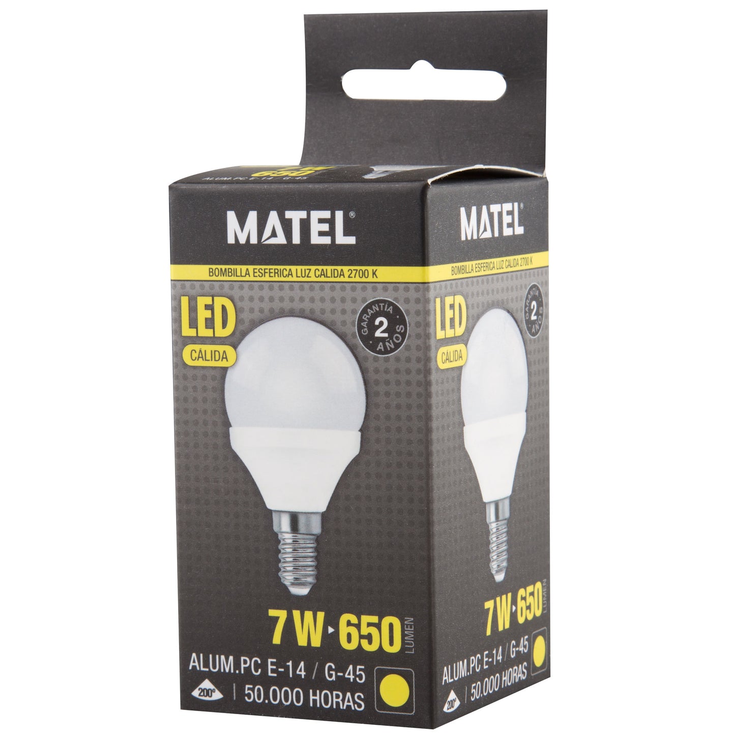 E27 E14 G45 200º 6400 K 4000 K 2700 K 3W 4W 5W 6W 7W 8W 230V AC