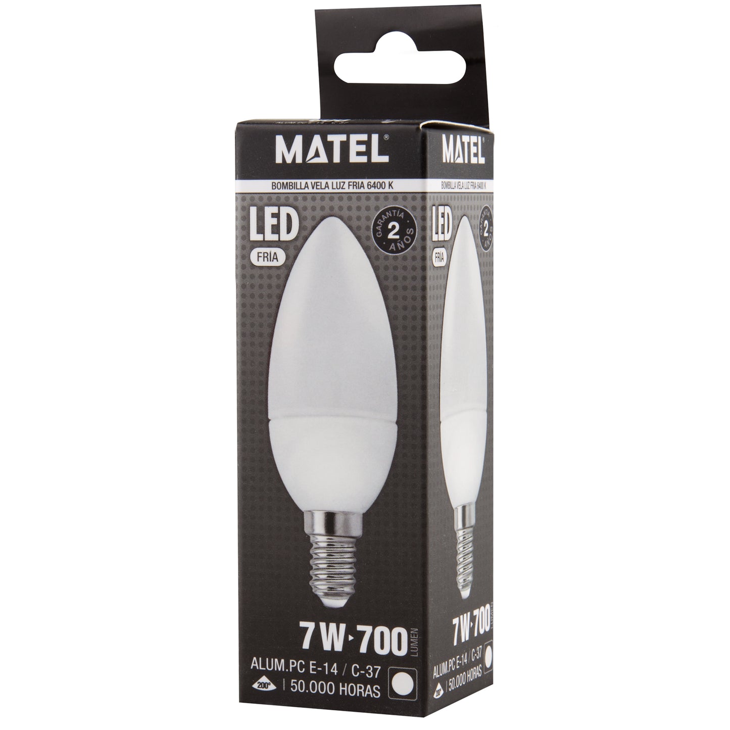 LAMPADA LED VELA E14 E27 DE 3W ATE 8W LUZ FRIA / NEUTRA / QUENTE C37 200º 230V AC