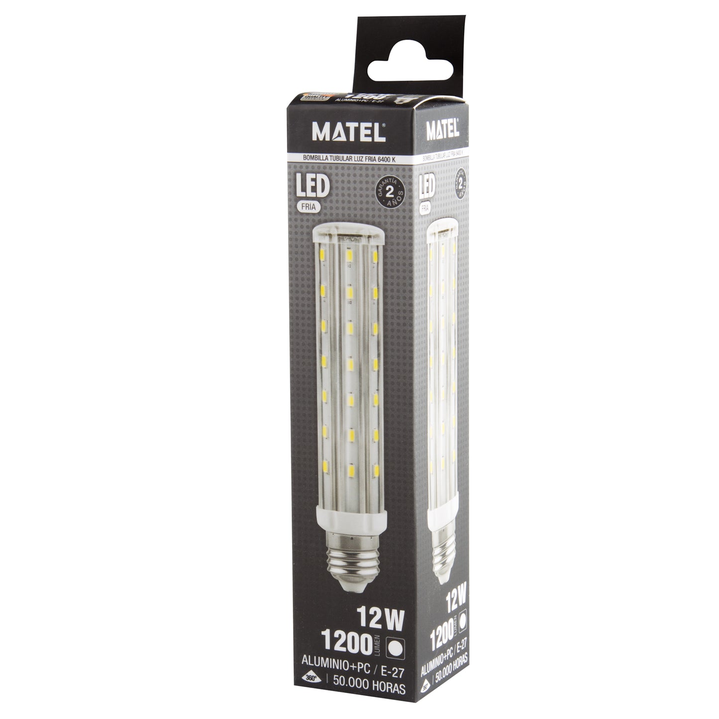 LAMPADA LED TUBULAR E27 8W 10W 12W 25W 30W 40W 50W 60W 360º 230V AC