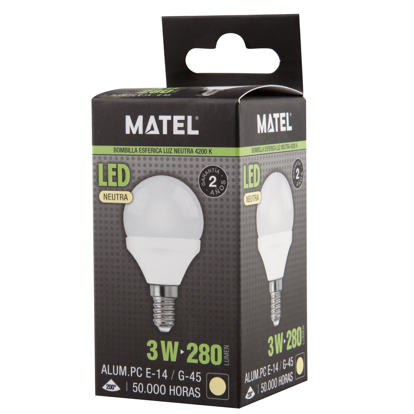 E27 E14 G45 200º 6400 K 4000 K 2700 K 3W 4W 5W 6W 7W 8W 230V AC