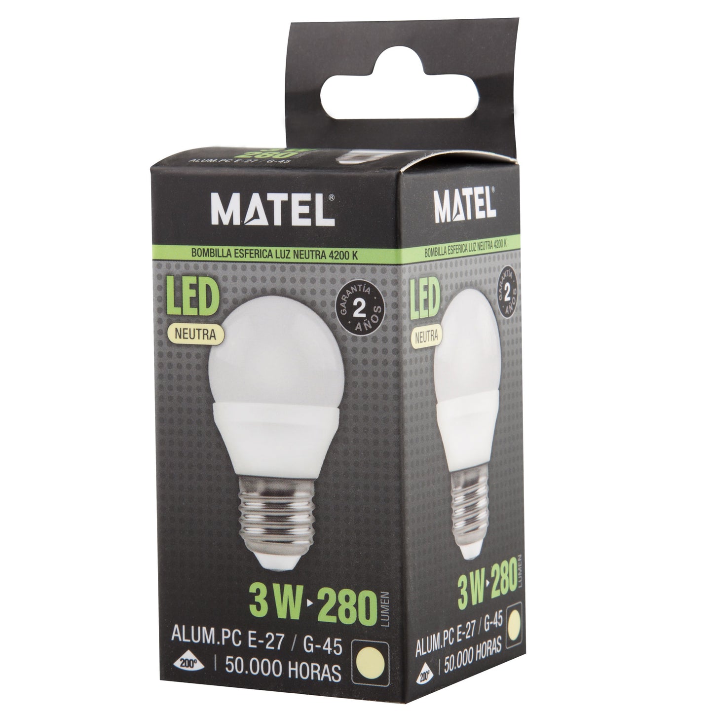 E27 E14 G45 200º 6400 K 4000 K 2700 K 3W 4W 5W 6W 7W 8W 230V AC