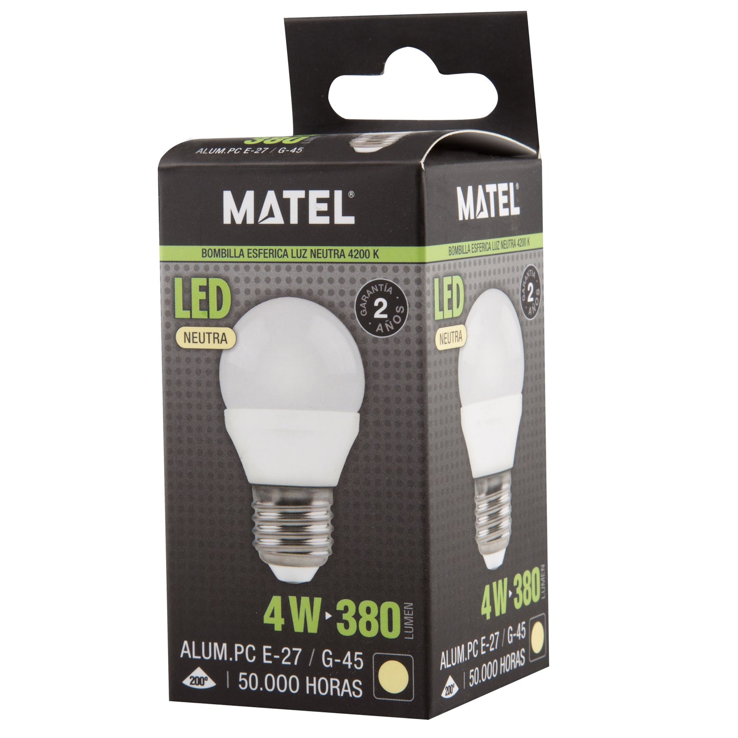 E27 E14 G45 200º 6400 K 4000 K 2700 K 3W 4W 5W 6W 7W 8W 230V AC