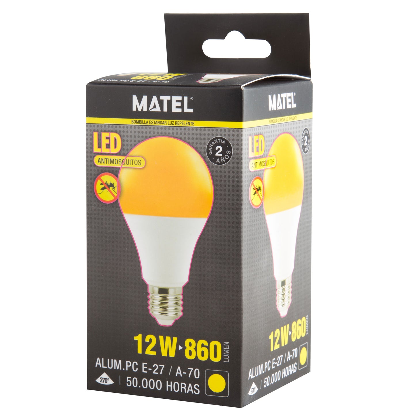 LED LAMP E27 12V 24V 125V ANTI MOSQUITO A60 A70 230V AC