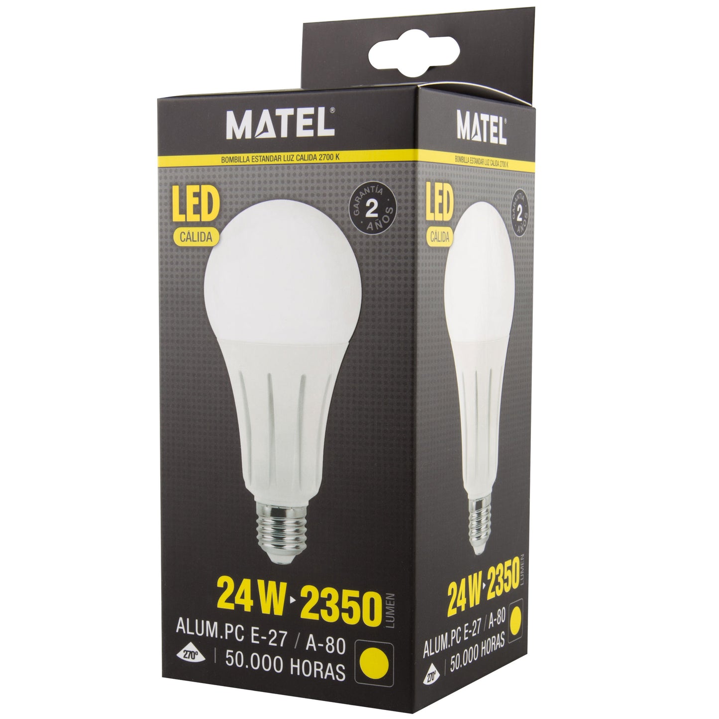 LAMPADA LED E27 270º A60 A70 A80 10W 12W 14W 16W 18W 20W 24W 230V PREMIUM