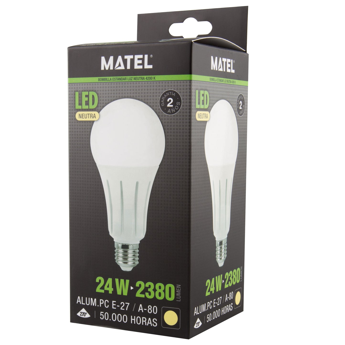 LAMPADA LED E27 270º A60 A70 A80 10W 12W 14W 16W 18W 20W 24W 230V PREMIUM