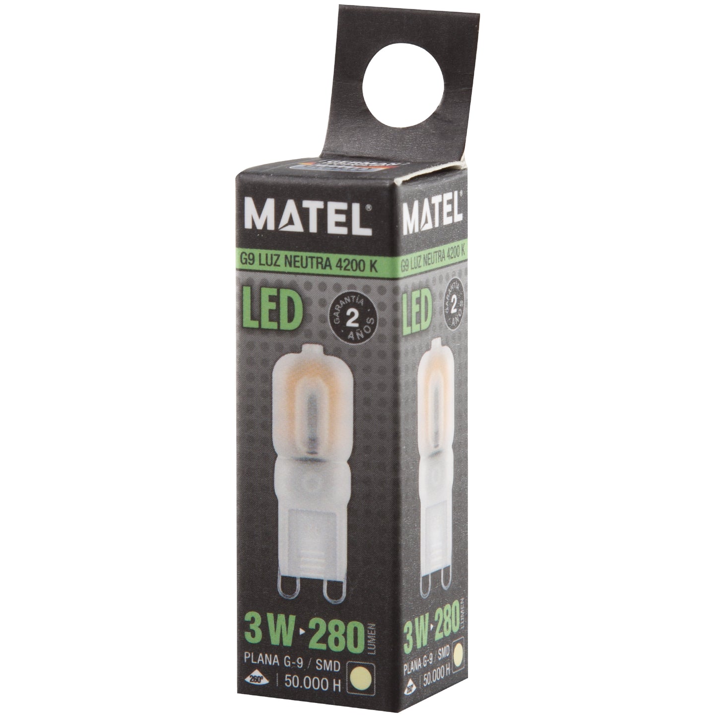 LAMPADA LED G9 2W 3W 4W 5W 230V AC