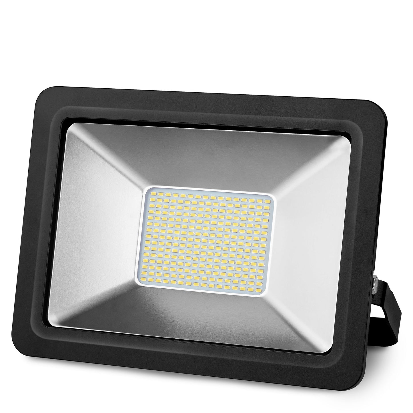 BLACK FLAT ALUMINUM LED SPOTLIGHT 10W 20W 30W 50W 70W 100W 150W 200W IP65 230V AC