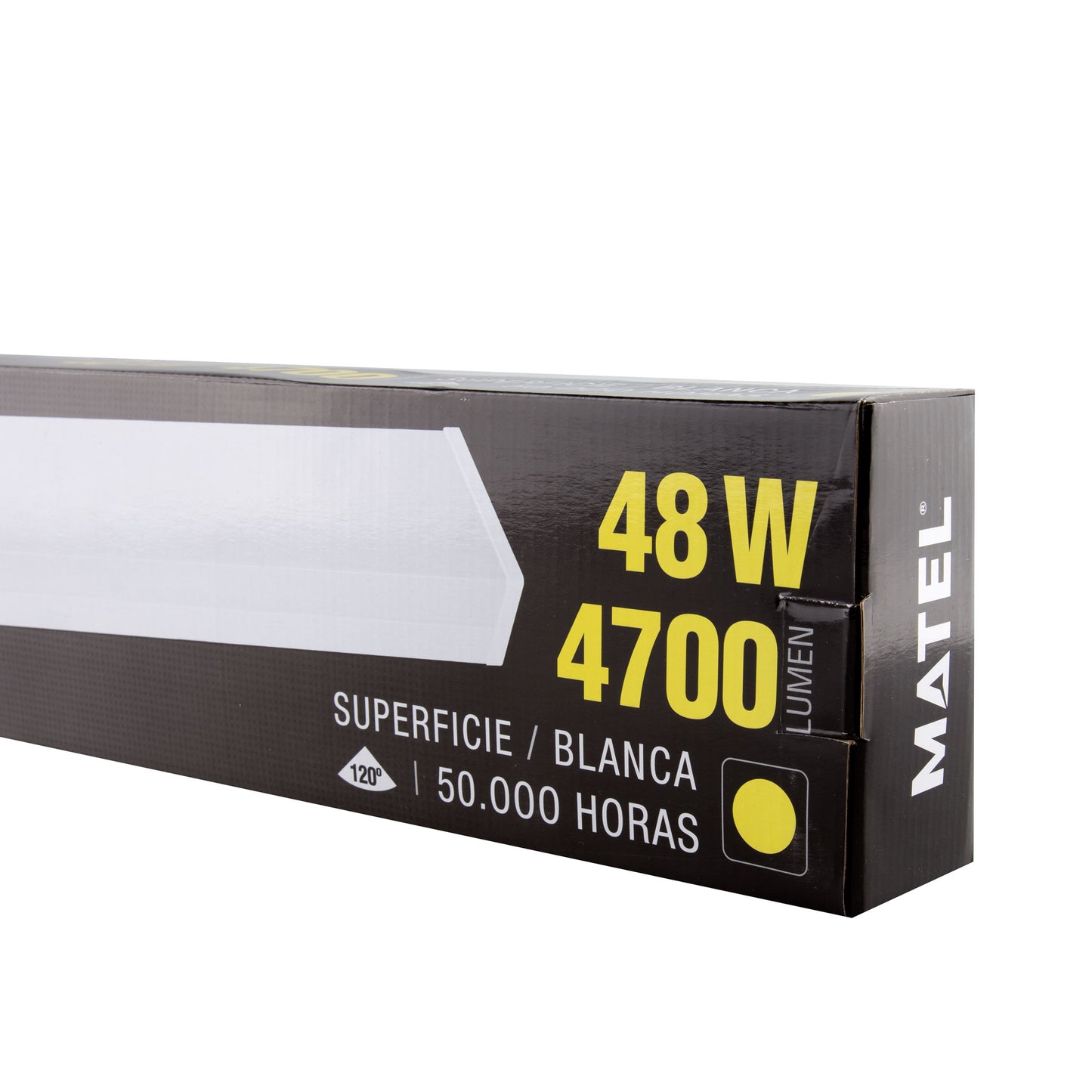 ARMADURA LED RECTANGULAR 24W 600MM 48W 1200MM 120º IP20 230V