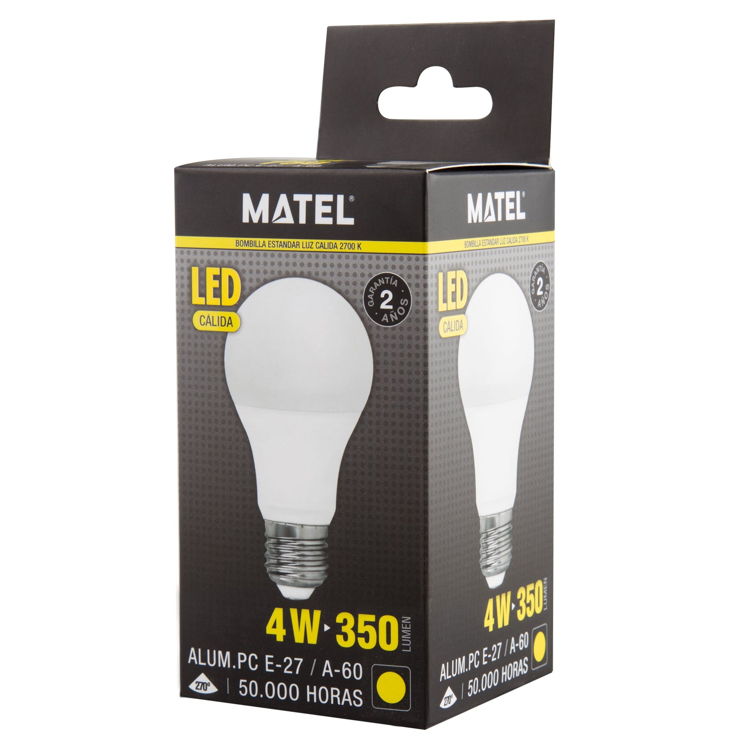E27 LAMPADA LED NORMAL 270º A60 A120 4W-30W ATE 100LM/W 230V AC