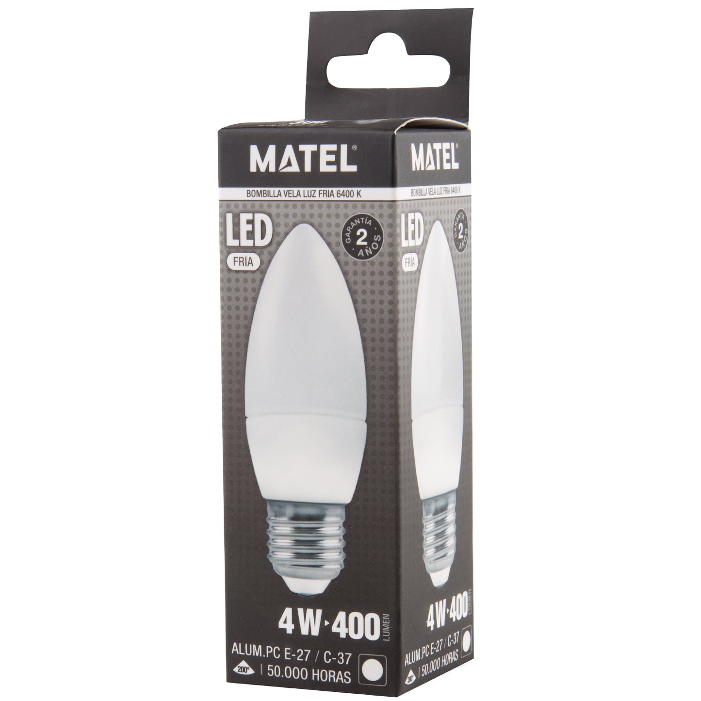 LAMPADA LED VELA E14 E27 DE 3W ATE 8W LUZ FRIA / NEUTRA / QUENTE C37 200º 230V AC