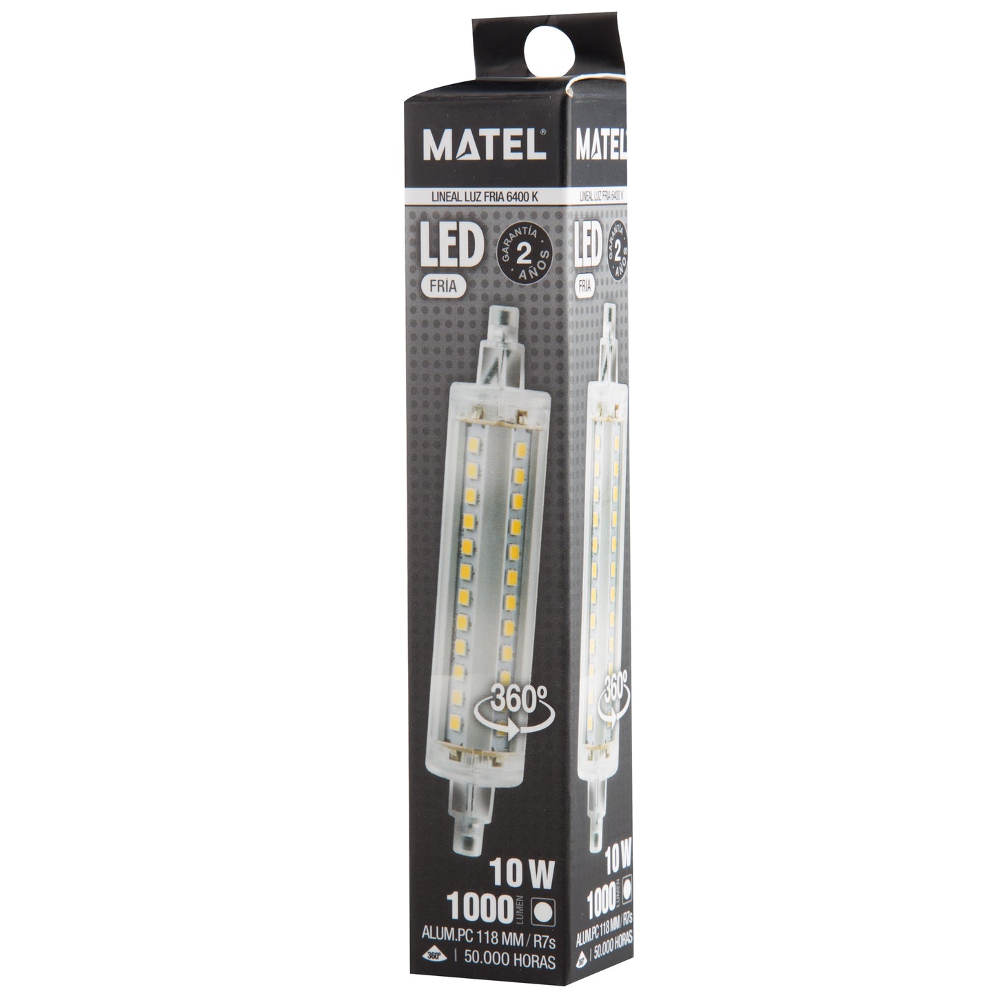 LAMPADA LED LINEAR 78 MM 118 MM 5W 6W 8W 10W 12W 360º R7S 230V AC