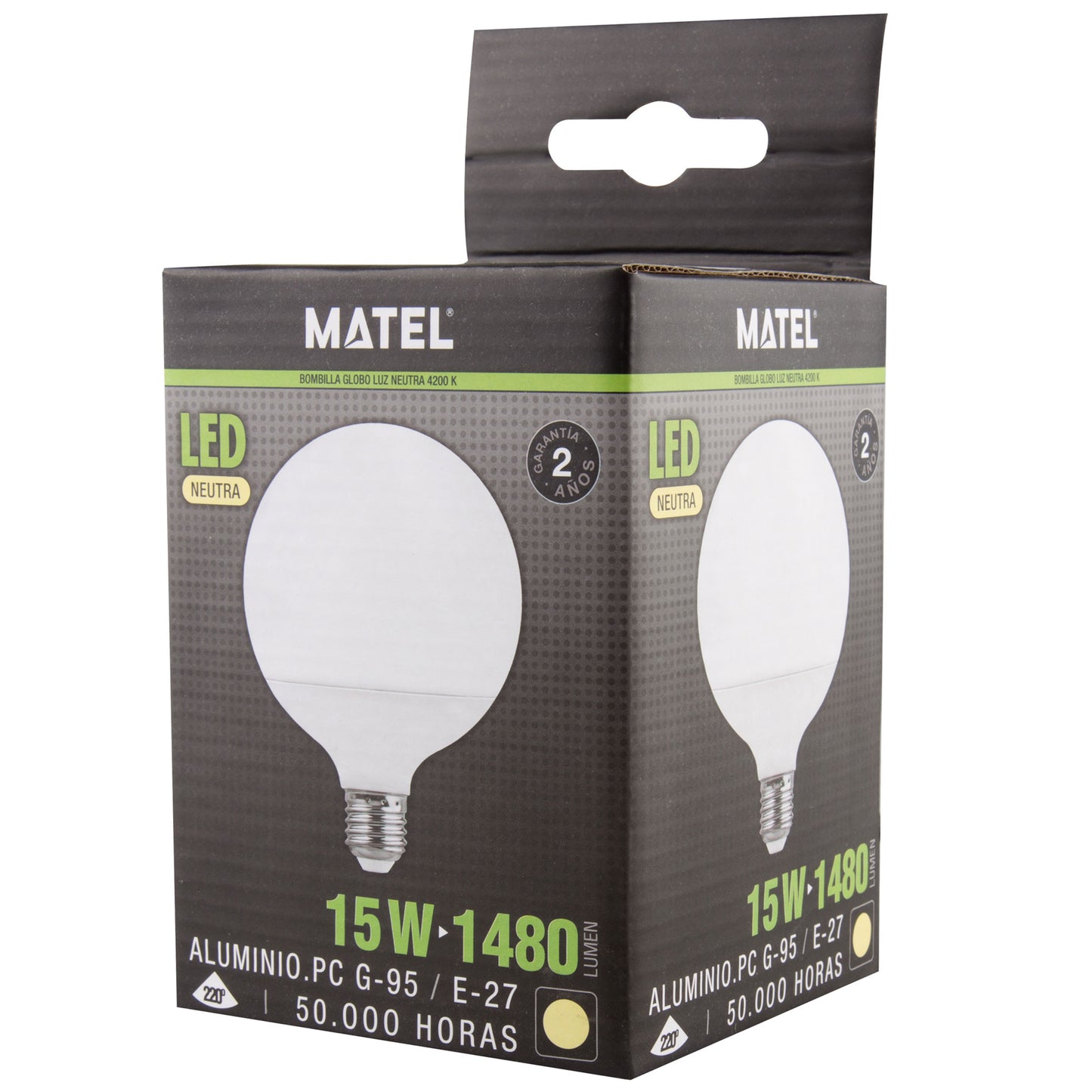 LAMPADA LED 12W 15W 18W G80 G95 G120 E27 GLOBO 230V AC