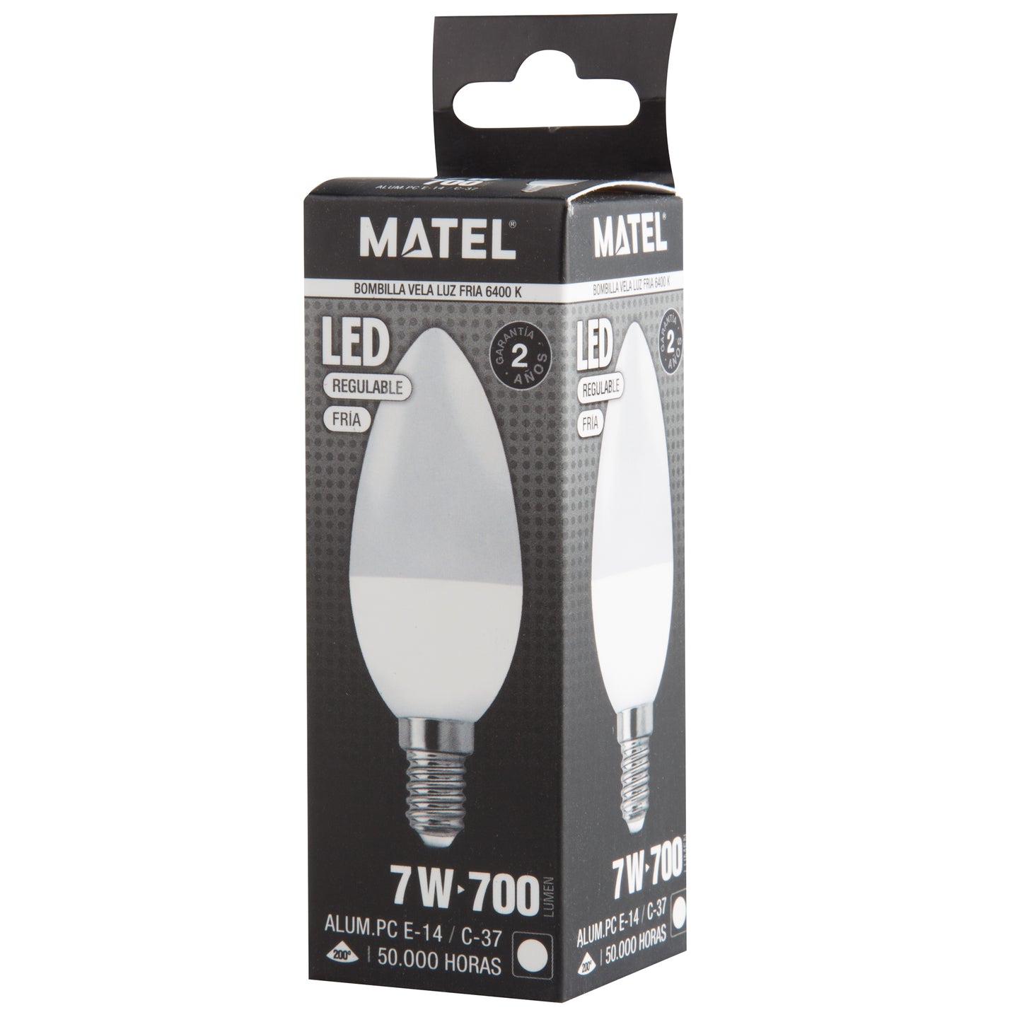 LAMPADA LED E27 14 VELA GLOBO G95 G120 REGULÁVEL 230V AC