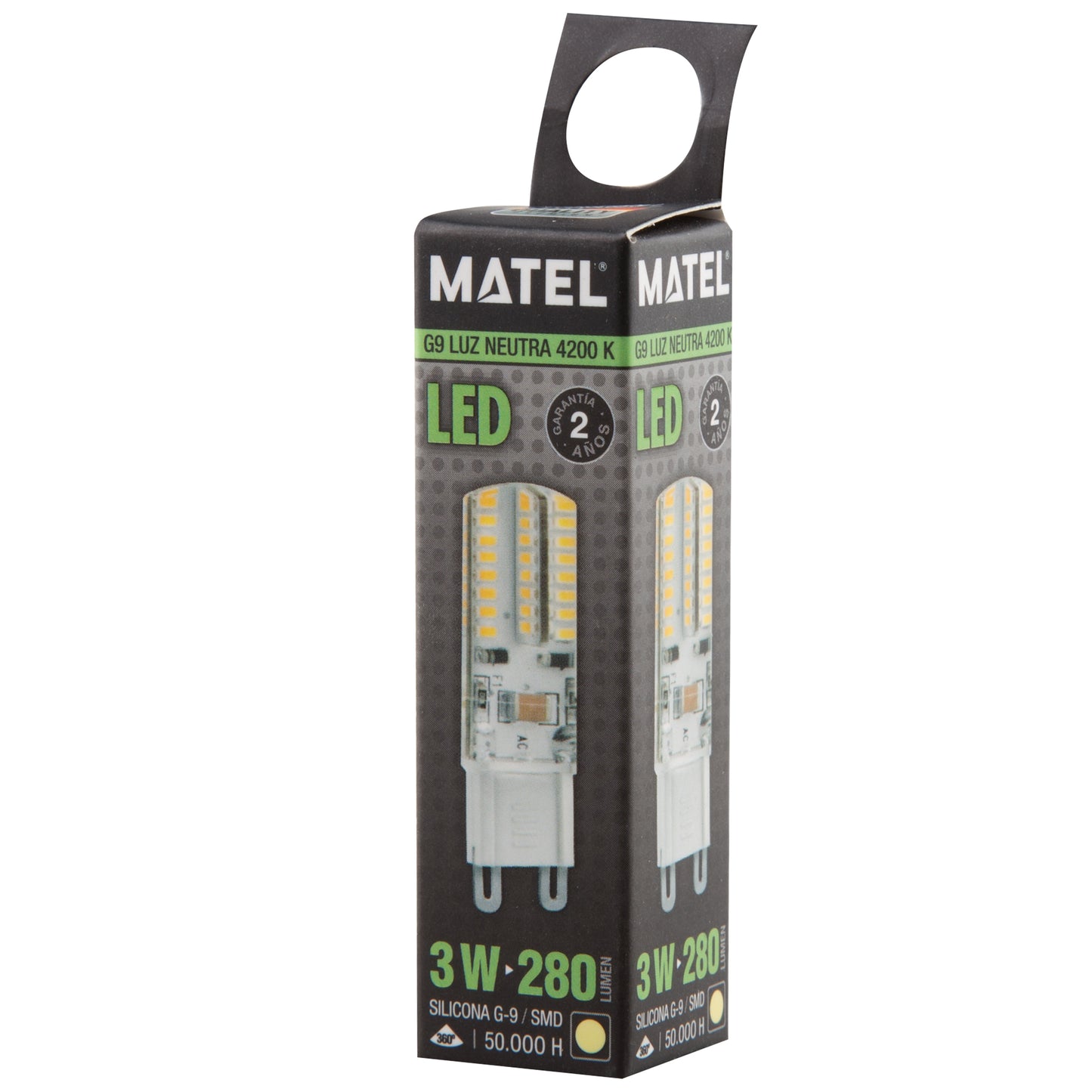 LAMPADA LED MATEL G9 SILICONA 3W