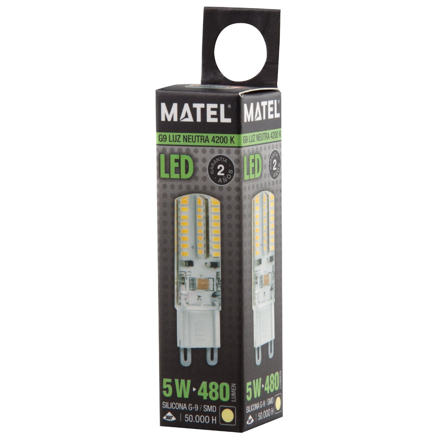 LAMPADA LED MATEL G9 SILICONA 5W