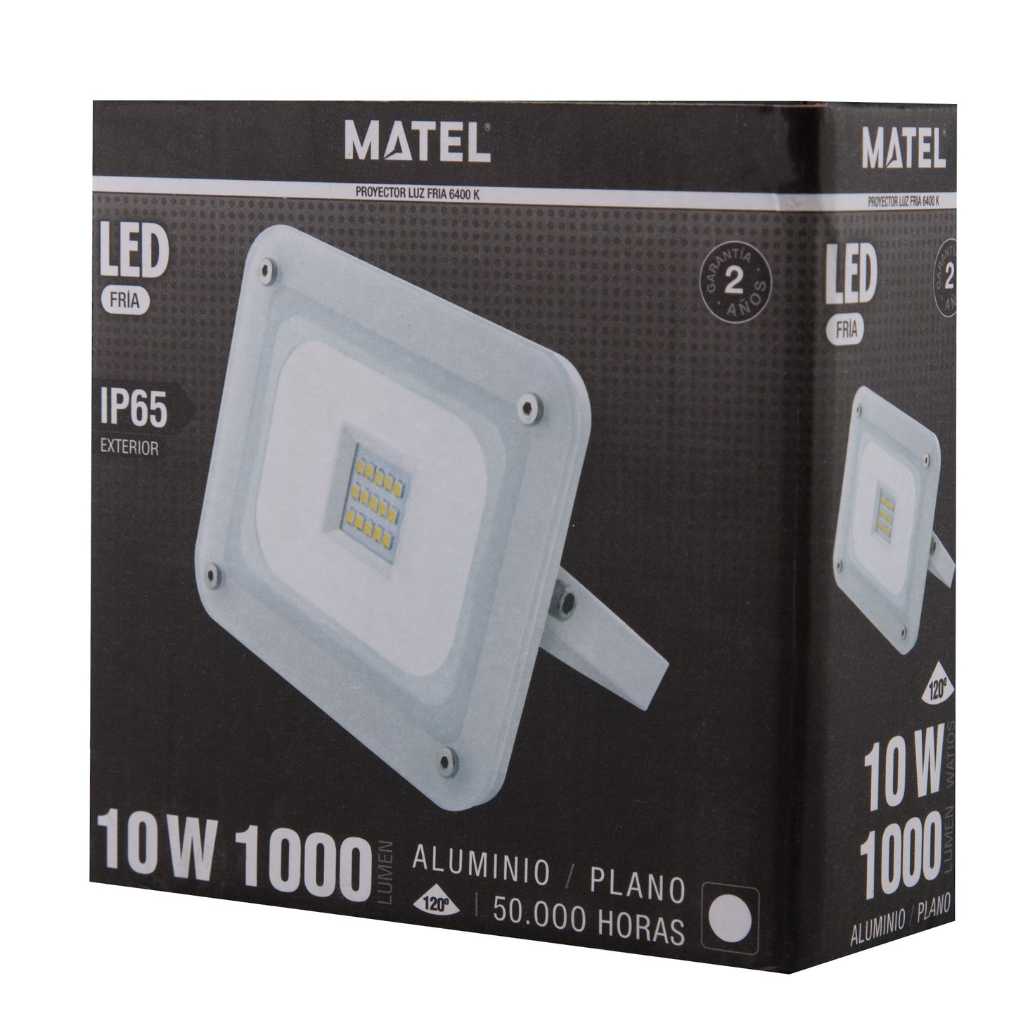 PROJETOR LED CRISTAL 10W 20W 30W 50W 6400K 2700K IP65 EXTERIOR