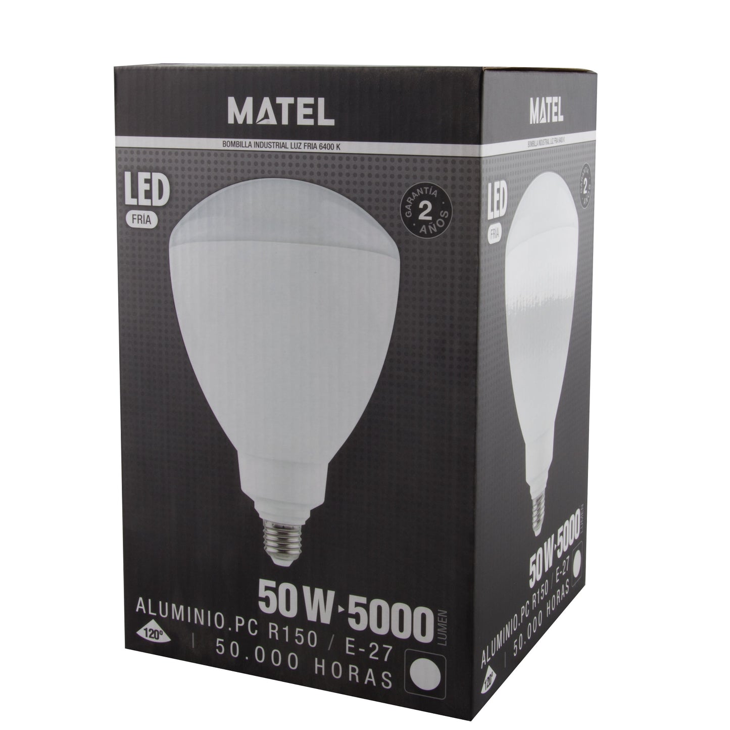 LAMPADA LED INDUSTRIAL E40 50W 70W R150 R170 120º 230V AC