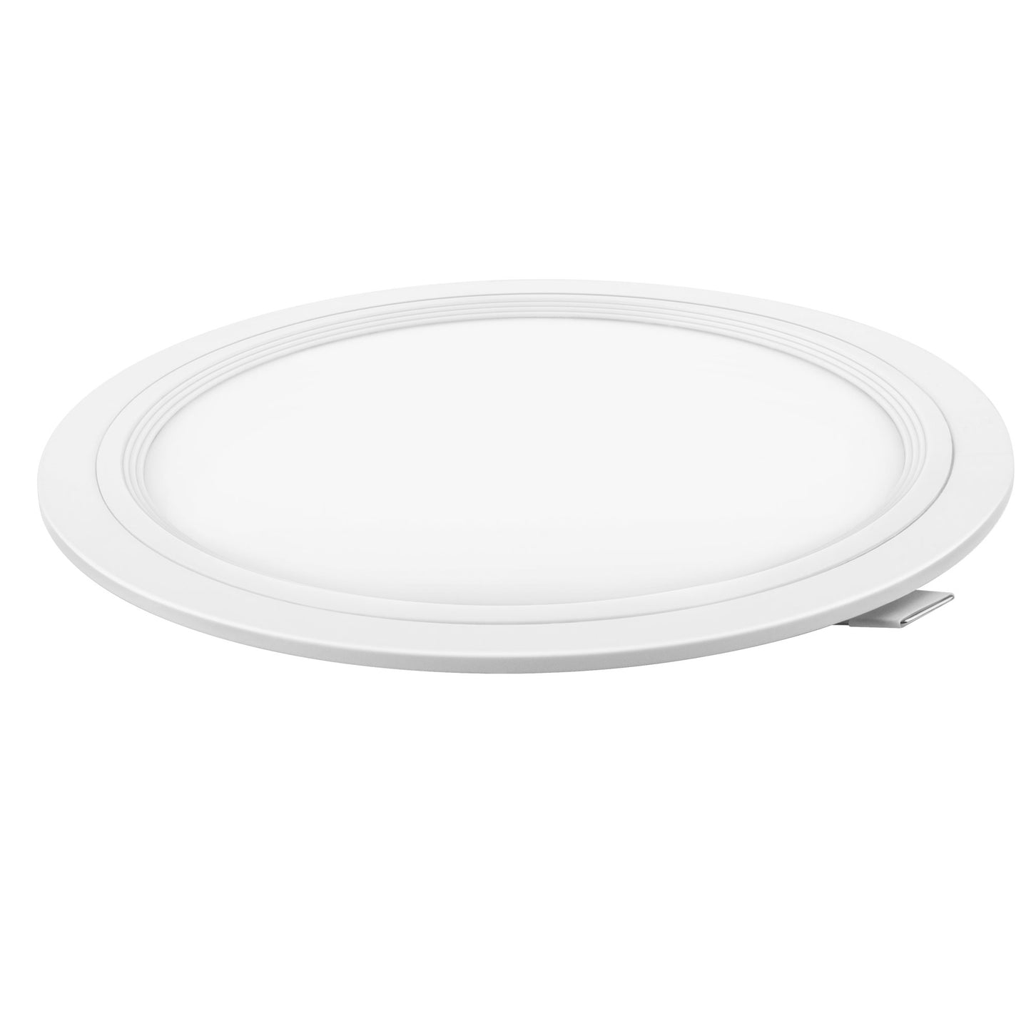 PLACA LED ULTRA FINA BRANCA REDONDA PLANA 120º EM ALUMÍNIO CORTE 190MM 230V AC