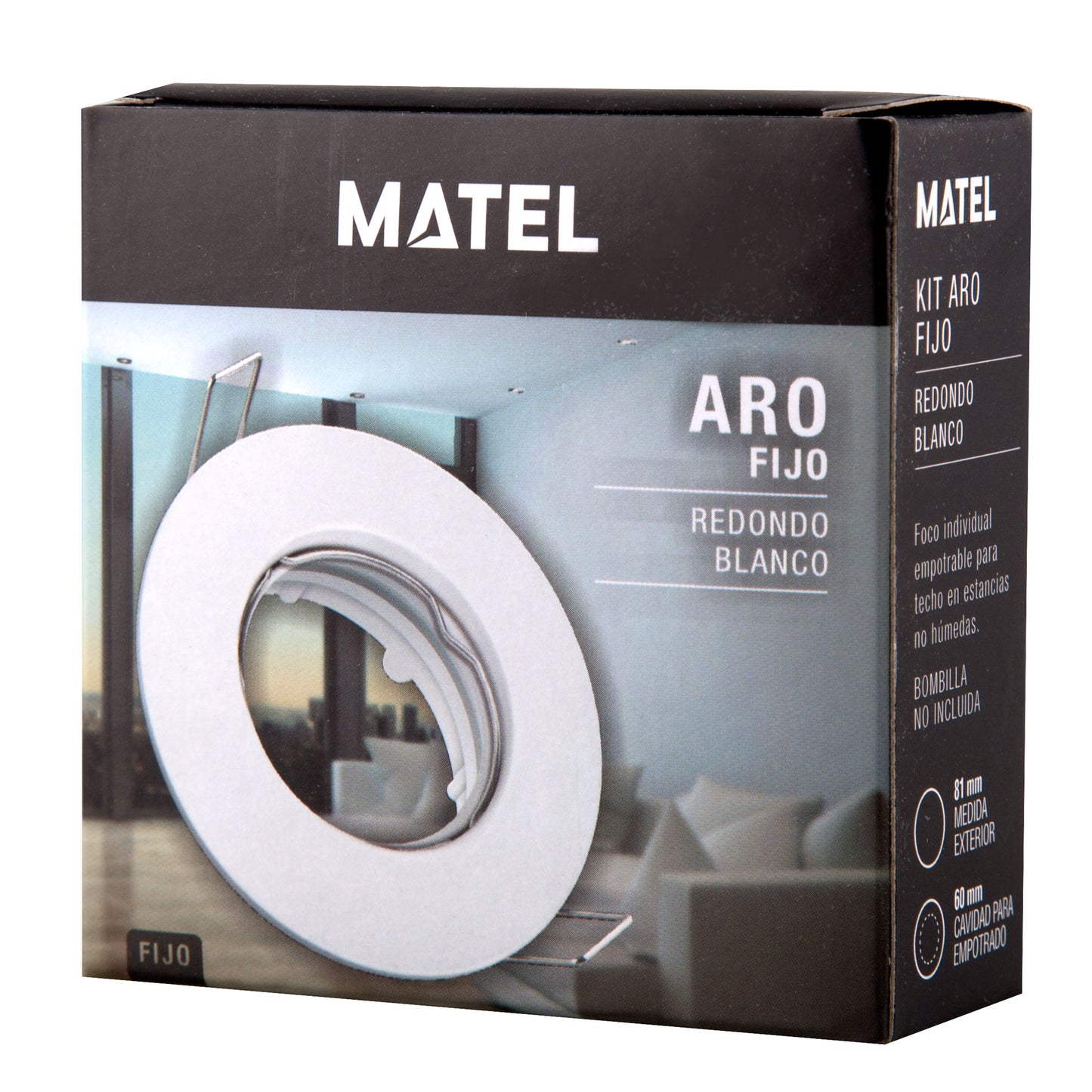KIT ARO BASCULANTE / FIXO -REDONDO / QUADRADO - BRANCO / CROMADO / NIQUEL