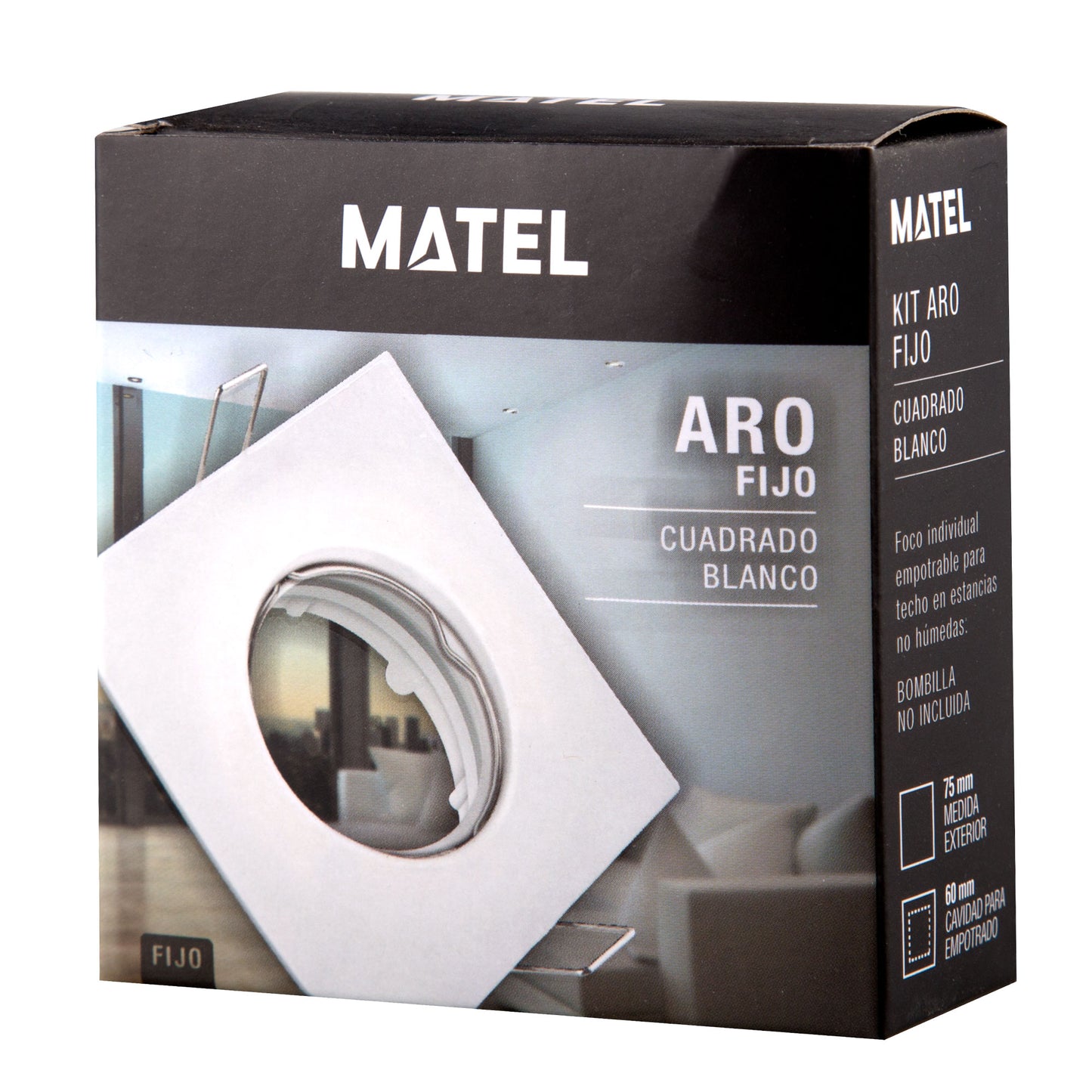 KIT ARO BASCULANTE / FIXO -REDONDO / QUADRADO - BRANCO / CROMADO / NIQUEL