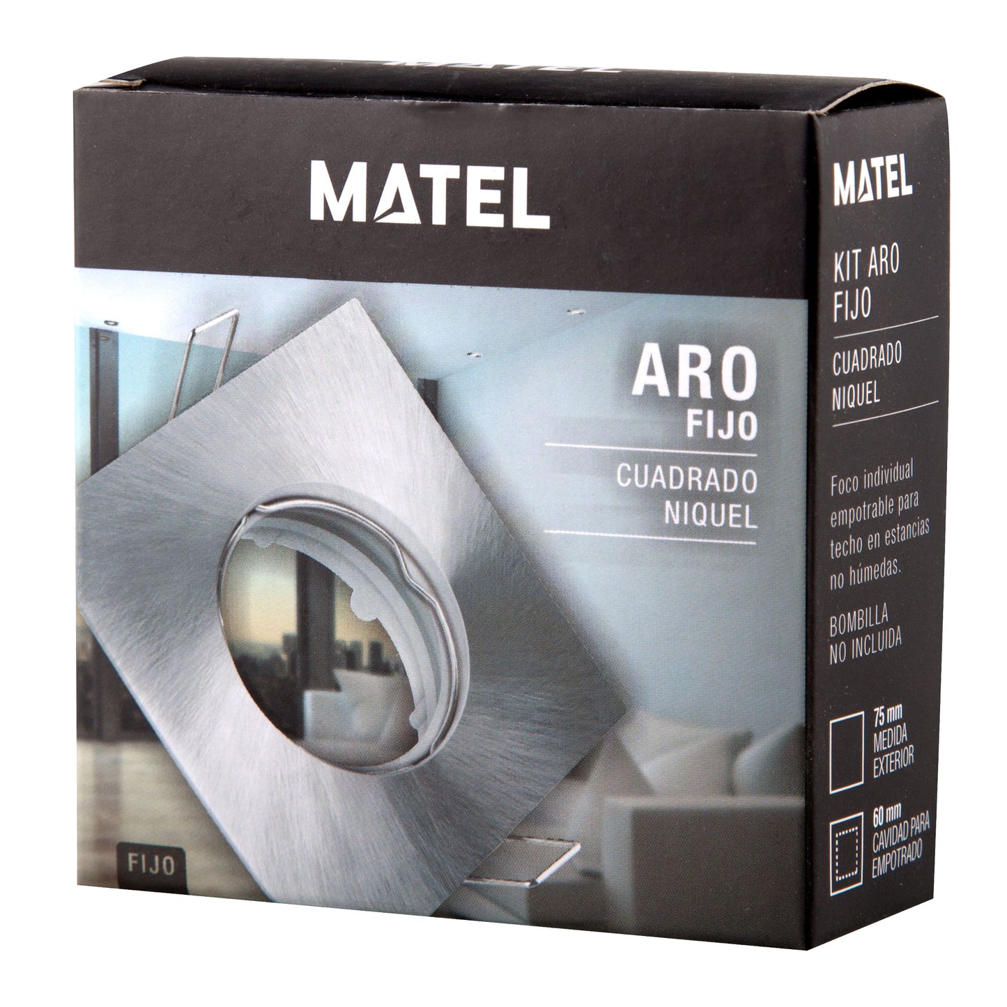 KIT ARO BASCULANTE / FIXO -REDONDO / QUADRADO - BRANCO / CROMADO / NIQUEL