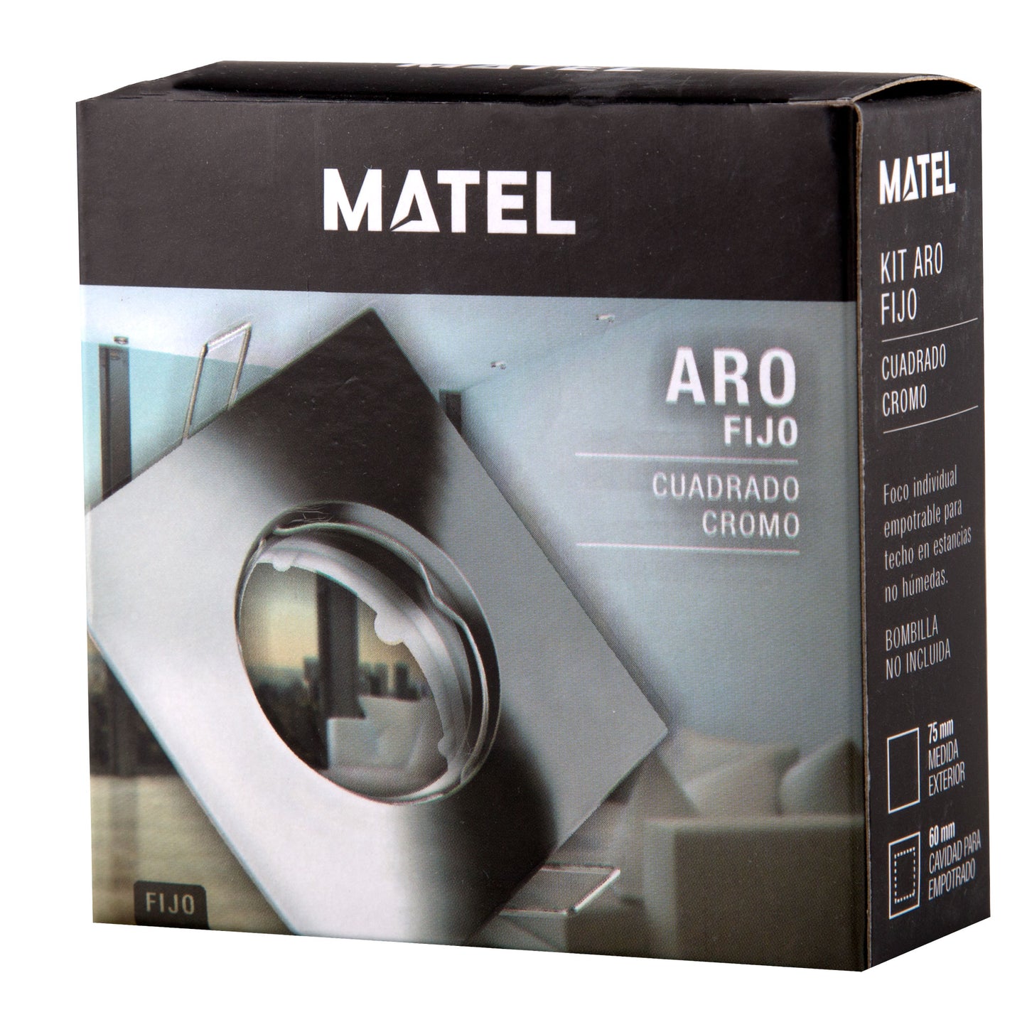 KIT ARO BASCULANTE / FIXO -REDONDO / QUADRADO - BRANCO / CROMADO / NIQUEL