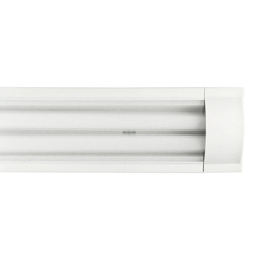 REGLE POUR 2 LEDS UNIPOLAIRES T8 ( DOUBLE ARMURE POUR TUBES LED T8 )