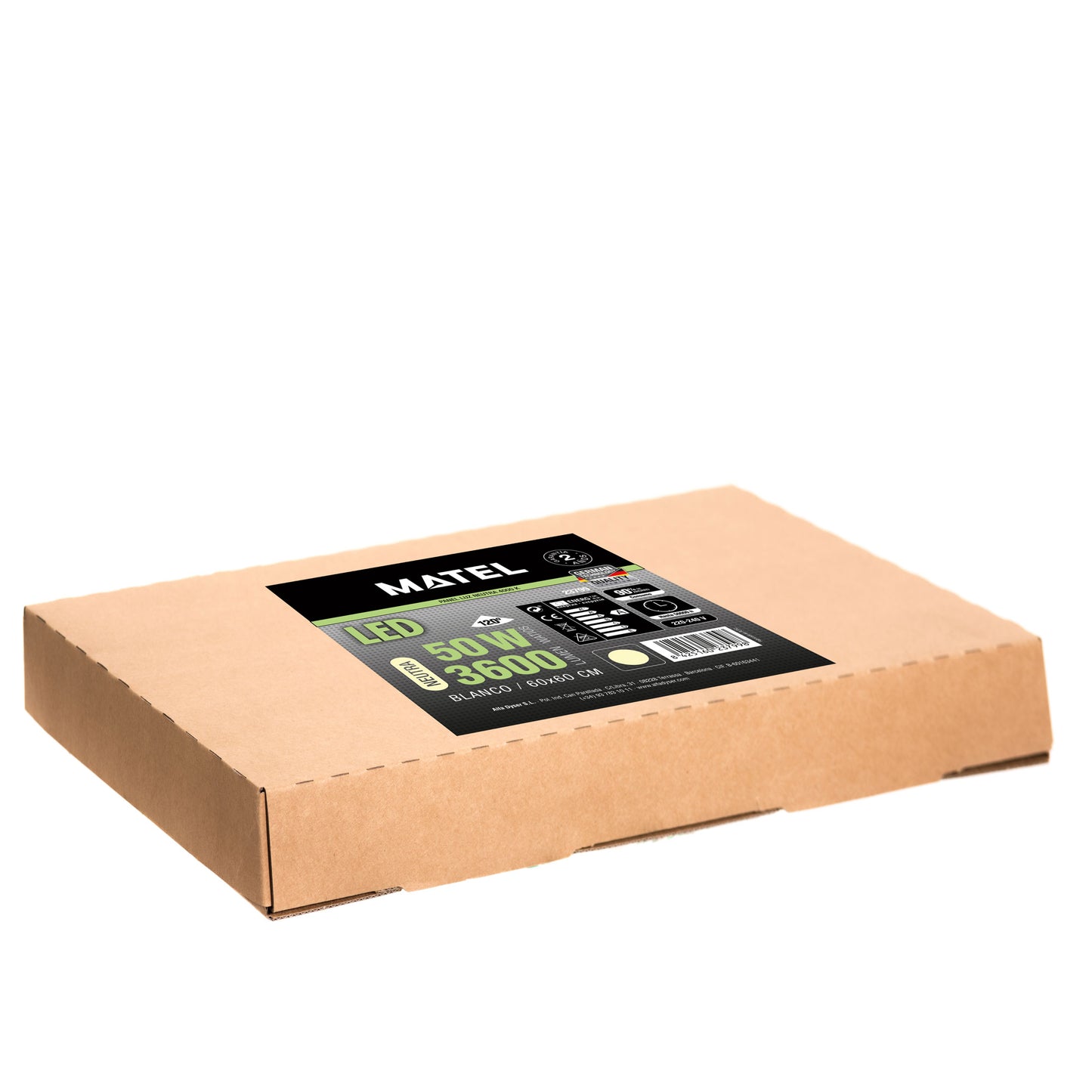 PHILIPS ALUMINUM LED PANEL 60x60CM 1CM HEIGHT 230V AC