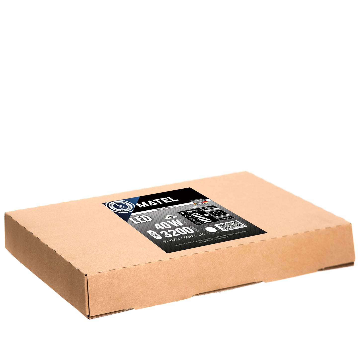 PHILIPS ALUMINUM LED PANEL 60x60CM 1CM HEIGHT 230V AC