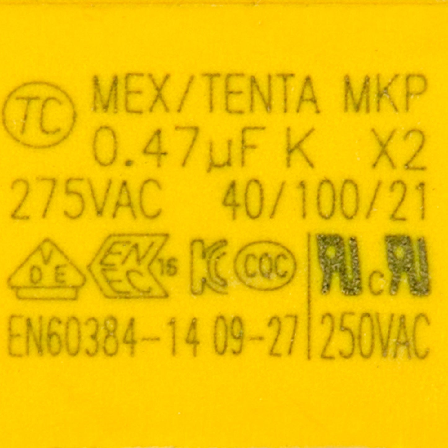 CONDENSER FOR LED LIGHTING 0.47uF