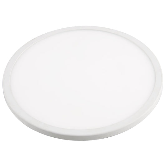 ULTRA THIN WHITE ROUND FLAT LED BOARD 120º IN ADJUSTABLE ALUMINUM 230V AC
