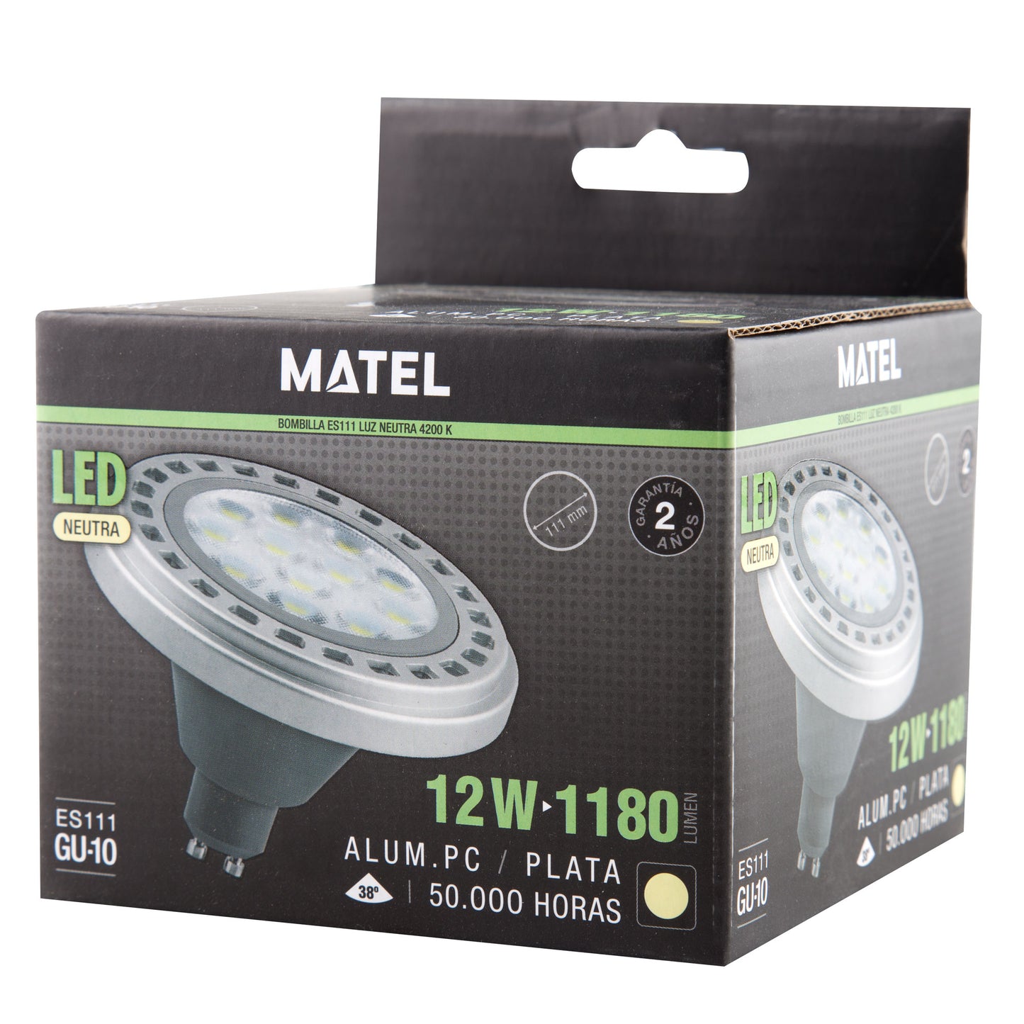 LAMPE LED AR111 38º ES111 GU10 38º 120º GX53 120º 230V AC