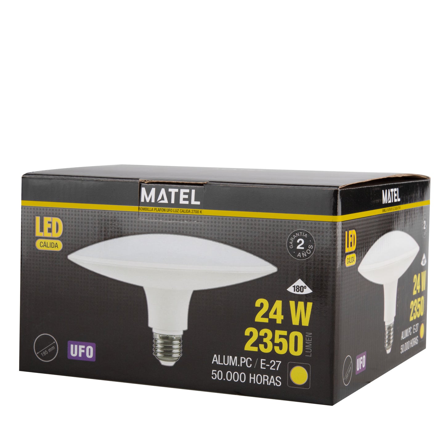 LAMPADA LED UFO E40 80W 100W E27 24W 230V AC