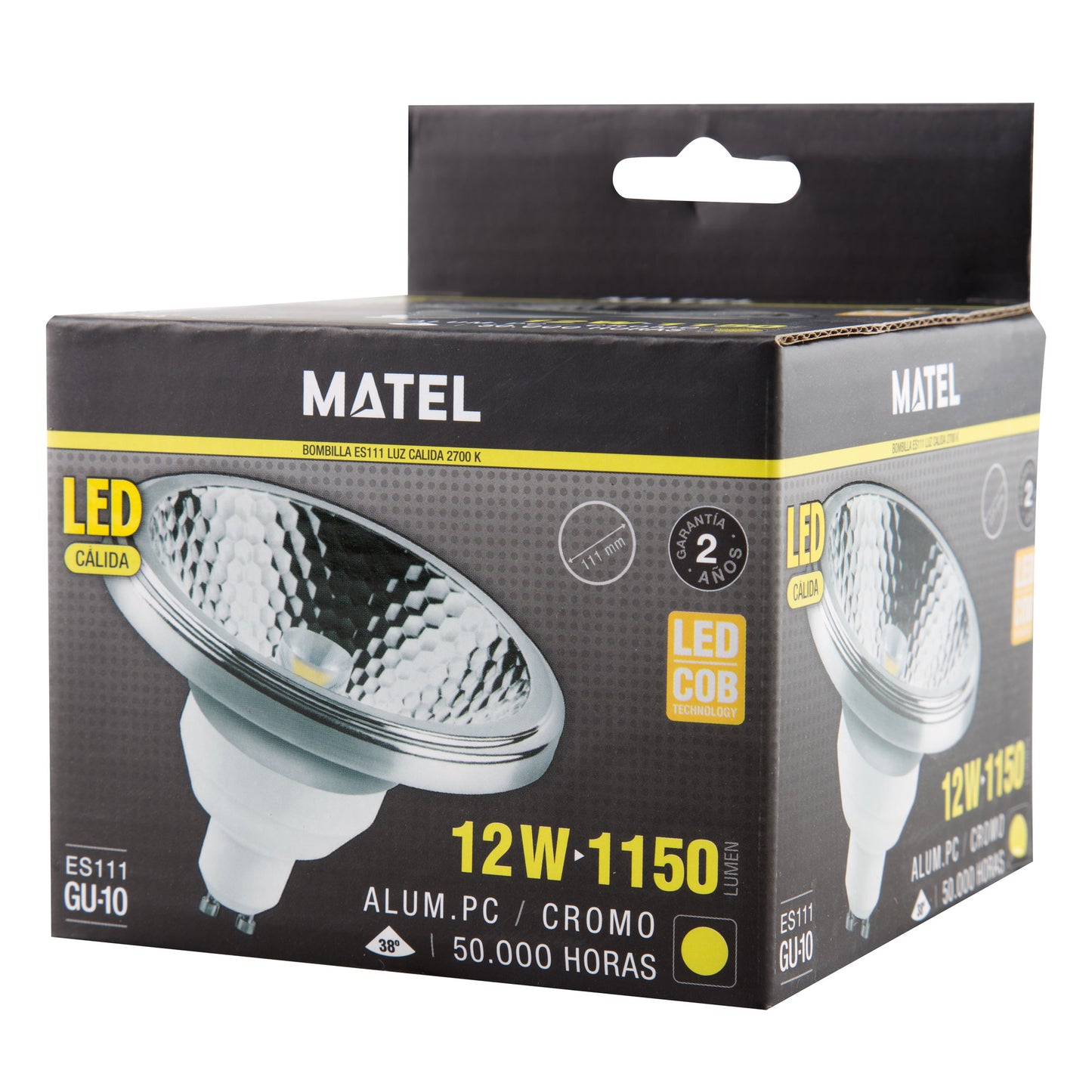 LAMPE LED AR111 38º ES111 GU10 38º 120º GX53 120º 230V AC