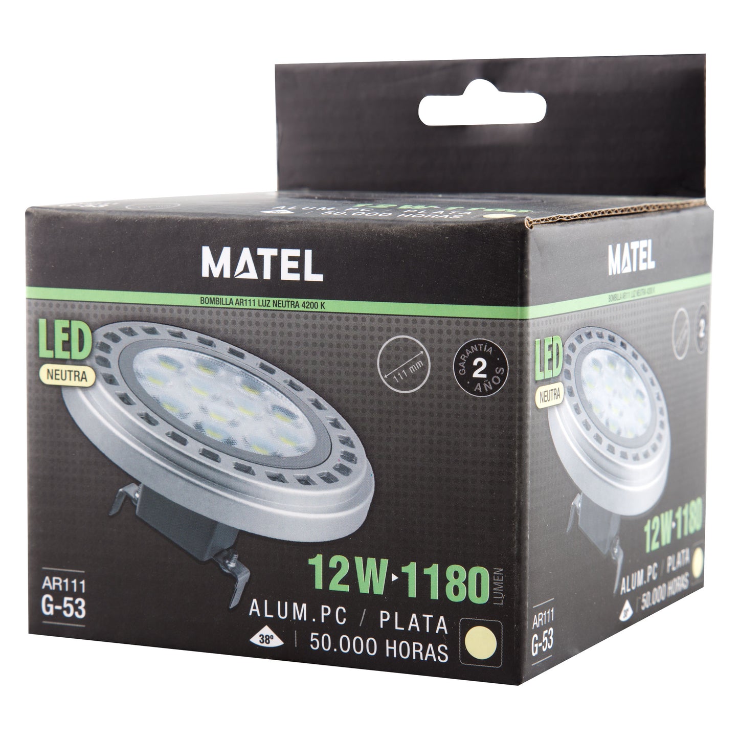 LAMPE LED AR111 38º ES111 GU10 38º 120º GX53 120º 230V AC