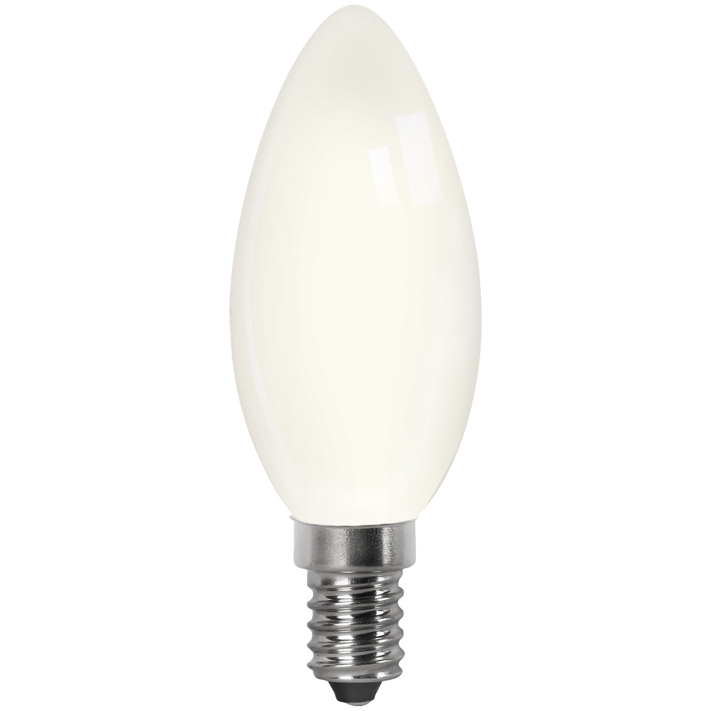 LAMPADA LED E27 E14 OPACA 2700 K 6400 K VELA FILAMENTO 360º C37 230V AC
