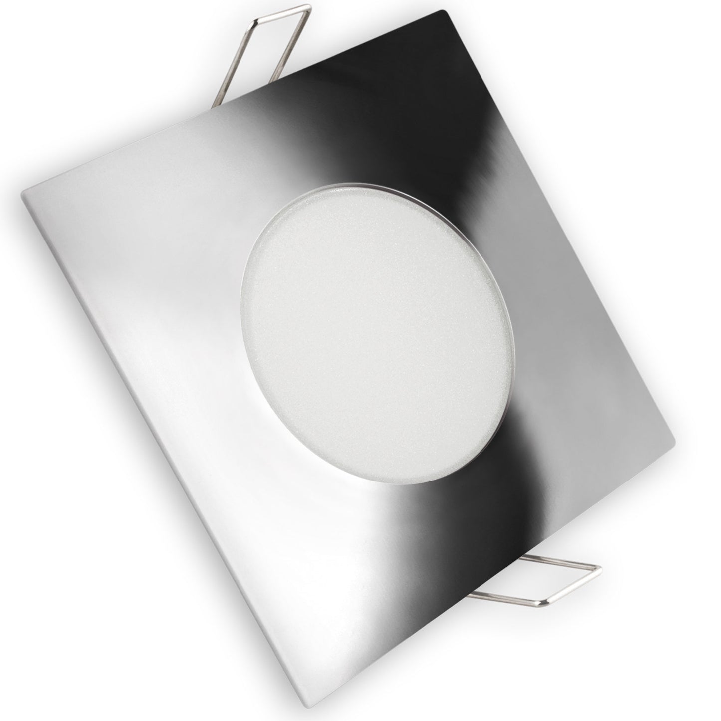 ARO COM LED INTEGRADO BRANCO NIQUEL CROMO 5W ESTANQUE IP65 230V AC