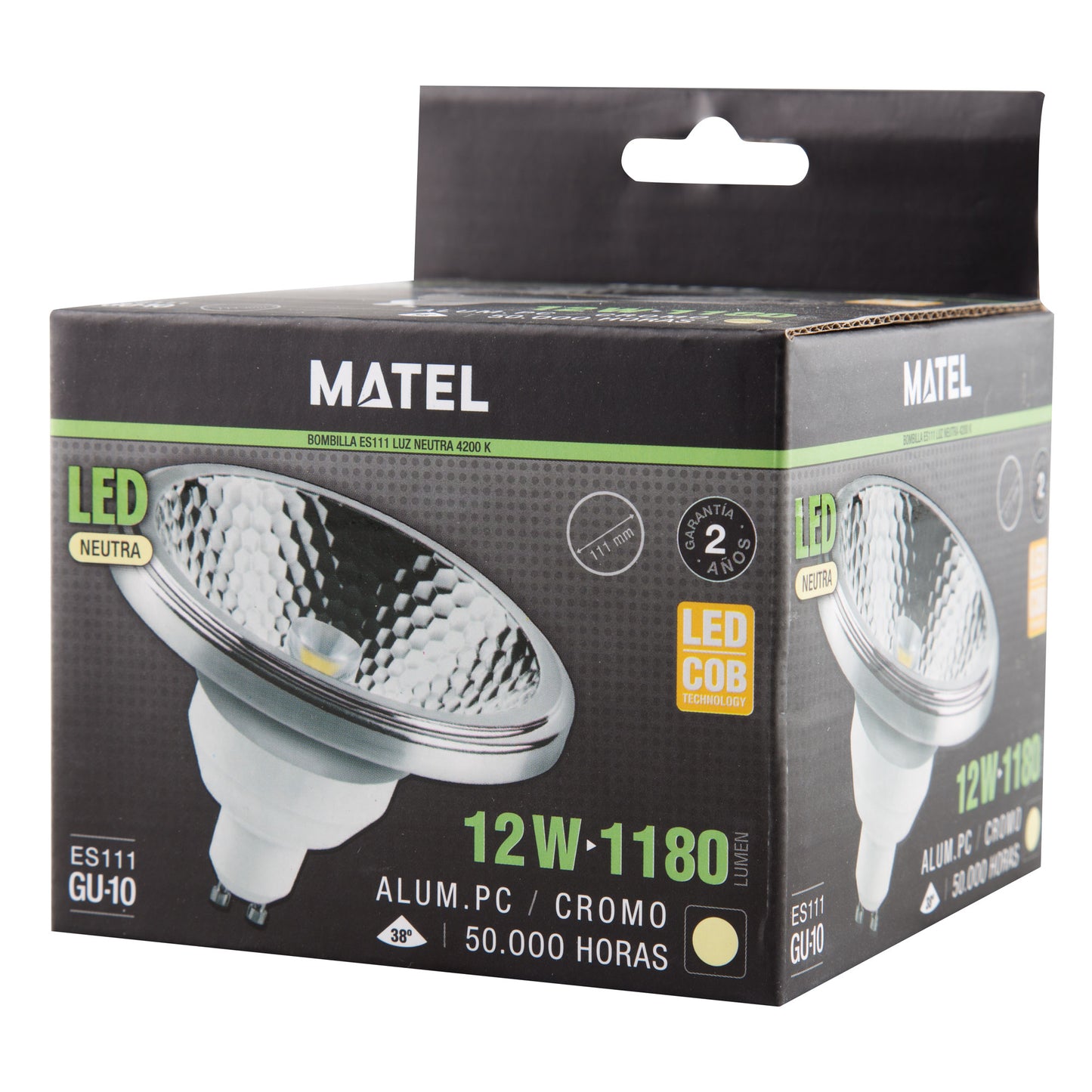 LAMPE LED AR111 38º ES111 GU10 38º 120º GX53 120º 230V AC