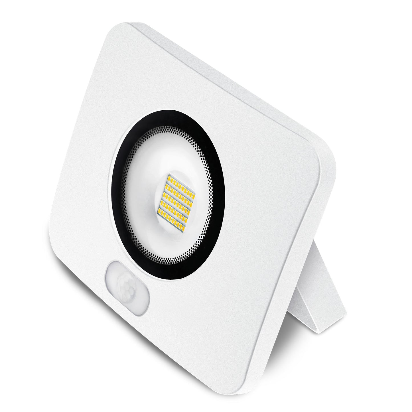 PROJECTEUR EN FONTE D'ALUMINIUM BLANC AVEC / SANS CAPTEUR 10W 20W 30W 50W 70W 100W 6400K 230V AC