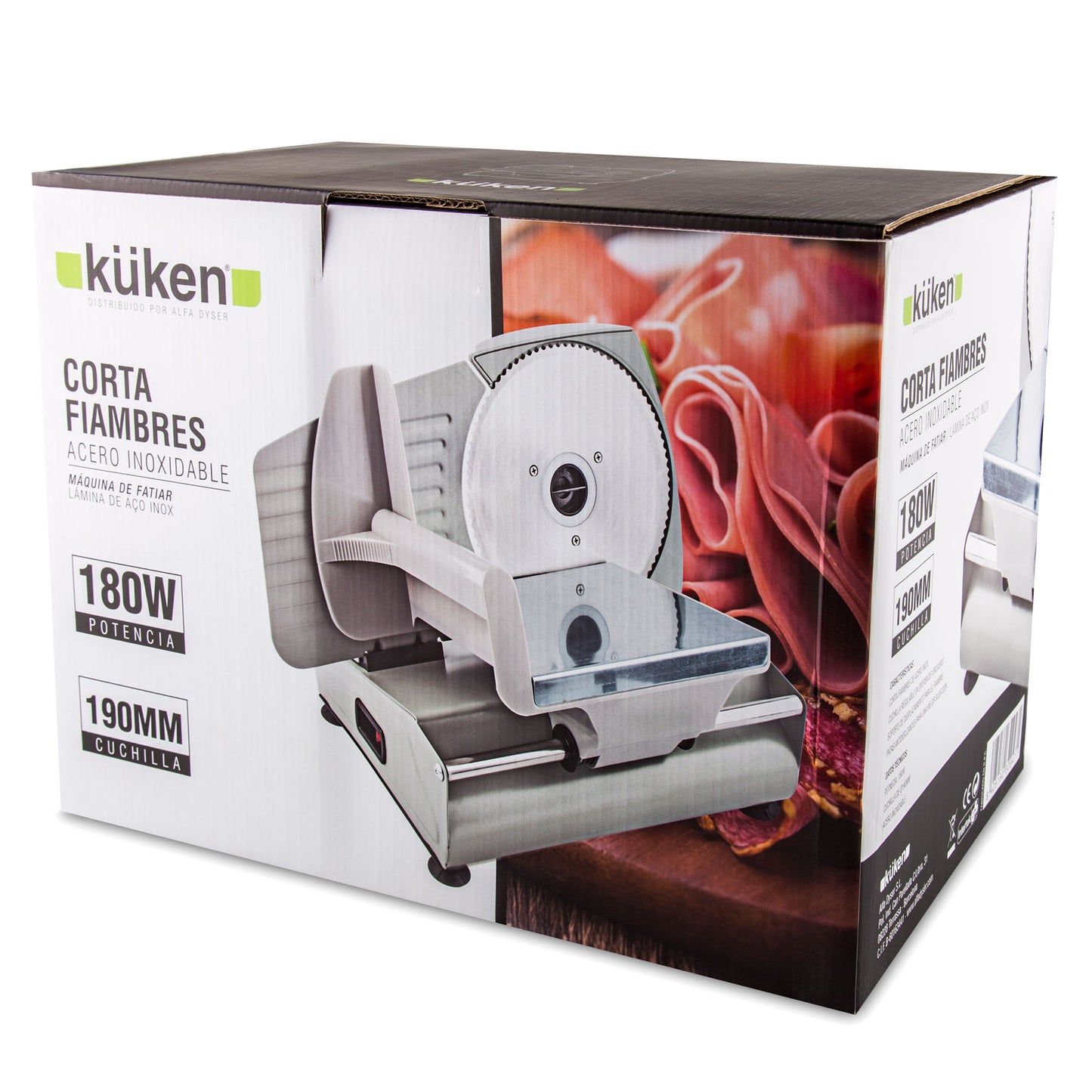 CORTADOR KUKEN 180W AÇO INOX